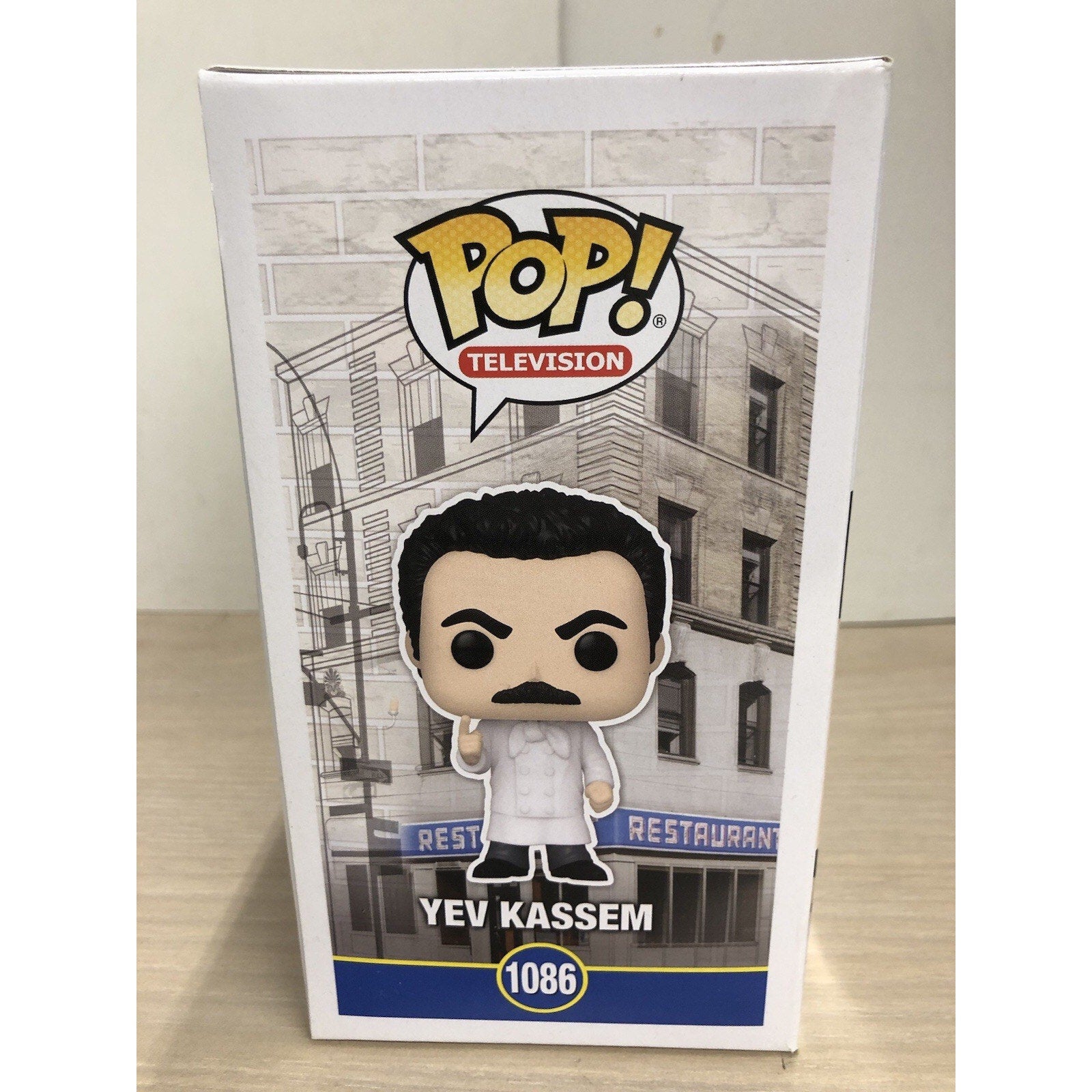 Larry Thomas Signed Yev Kassem Funko Pop #1086 Soup Nazi JSA CoA w/ Inscriptions