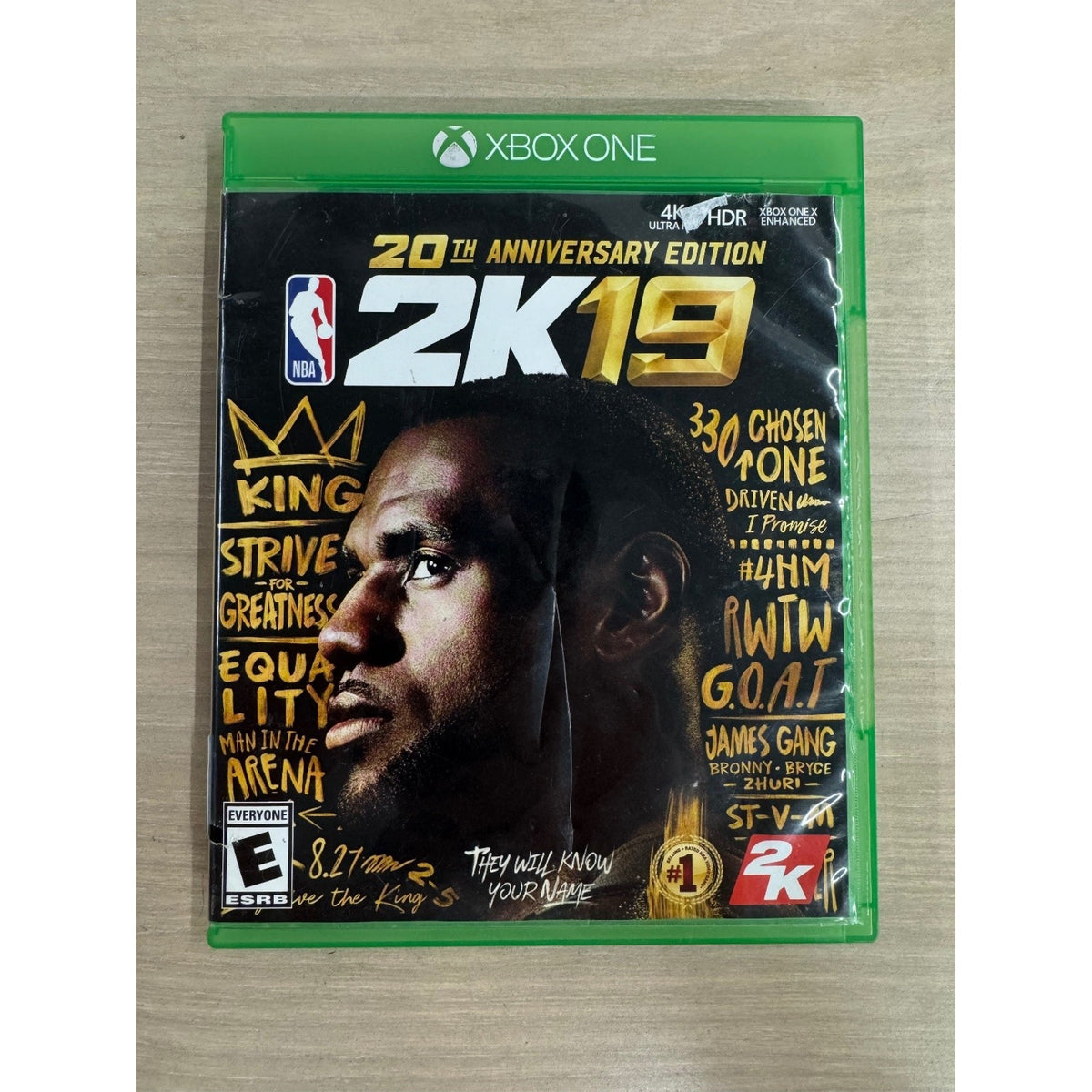 NBA 2K19 20th Anniversary Edition Xbox One Video Game Basketball Sports
