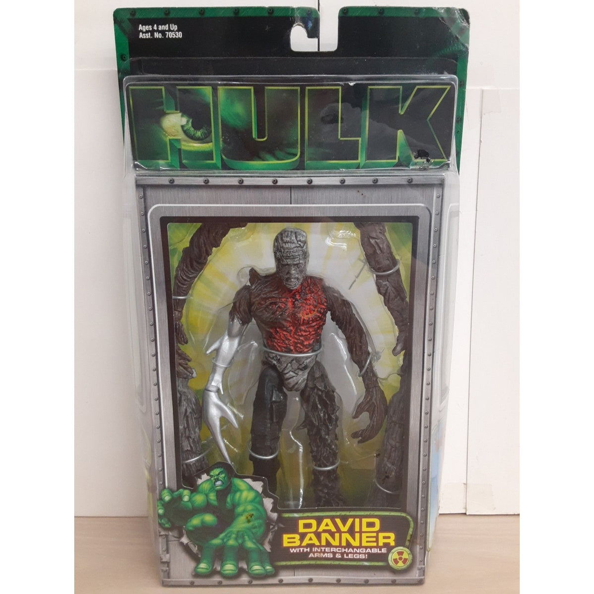 Toy Biz Marvel David Banner With Interchangable Arms And Legs Action Figure