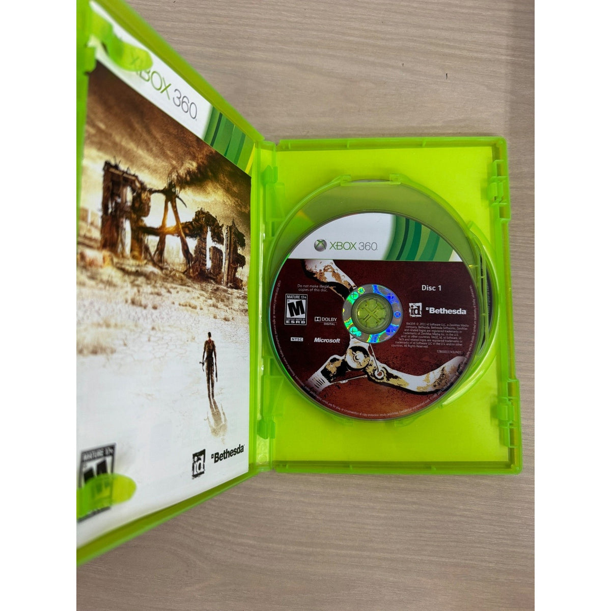 RAGE Anarchy Edition Xbox 360 Video Game First Person Shooter NTSC