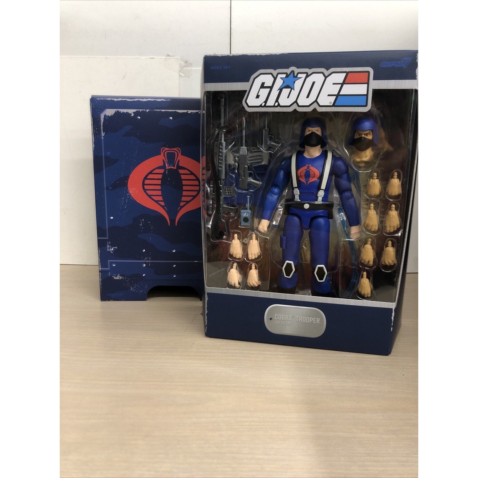 G.I. Joe Super7 Ultimates Cobra Trooper 7-Inch Scale Action Figure, New in Box