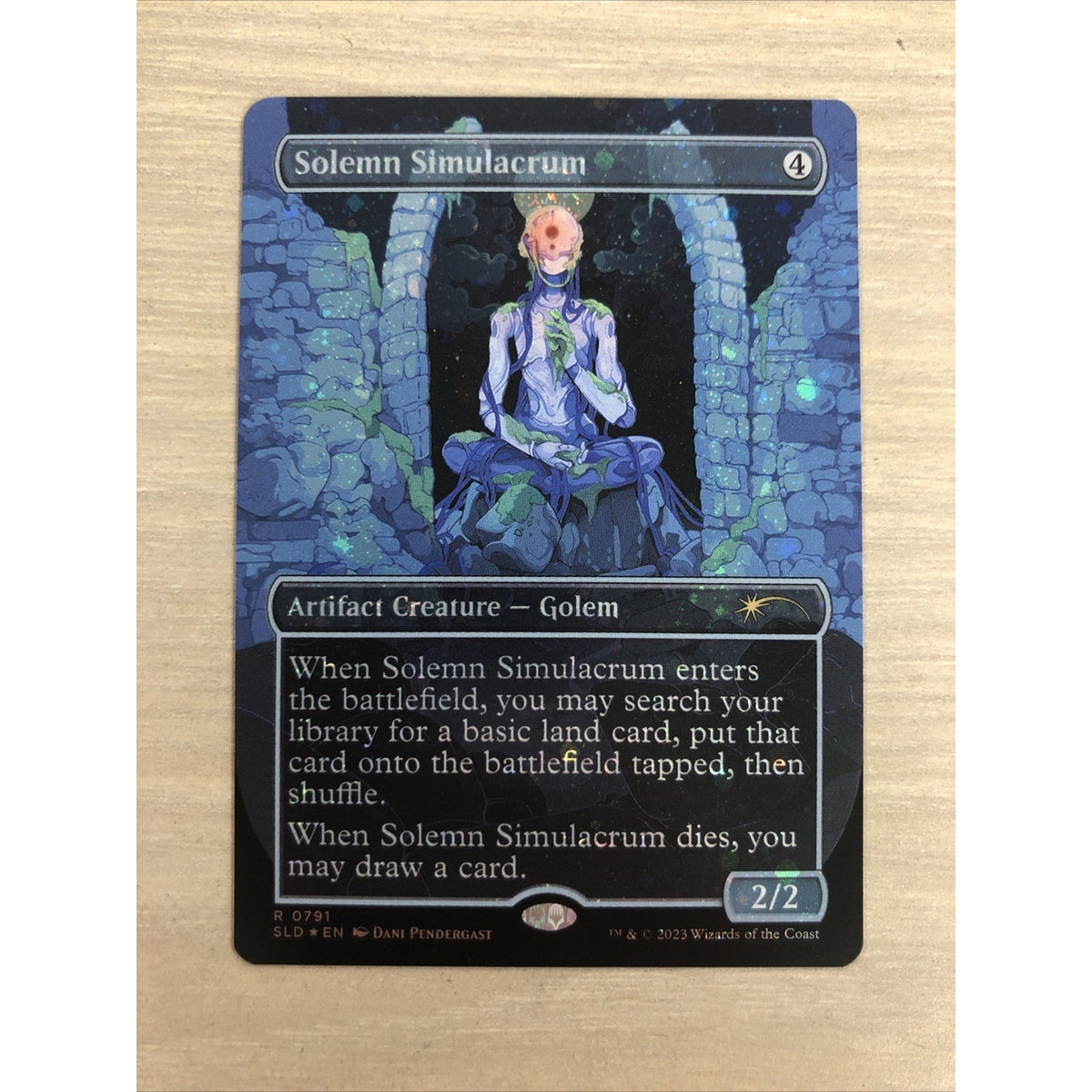 Solemn Simulacrum (0791) (Galaxy Foil) Secret Lair Drop Foil