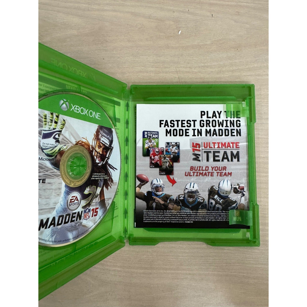 Madden 15 Standard Edition Xbox One Video Game Football NFL Multiplayer Ultimate