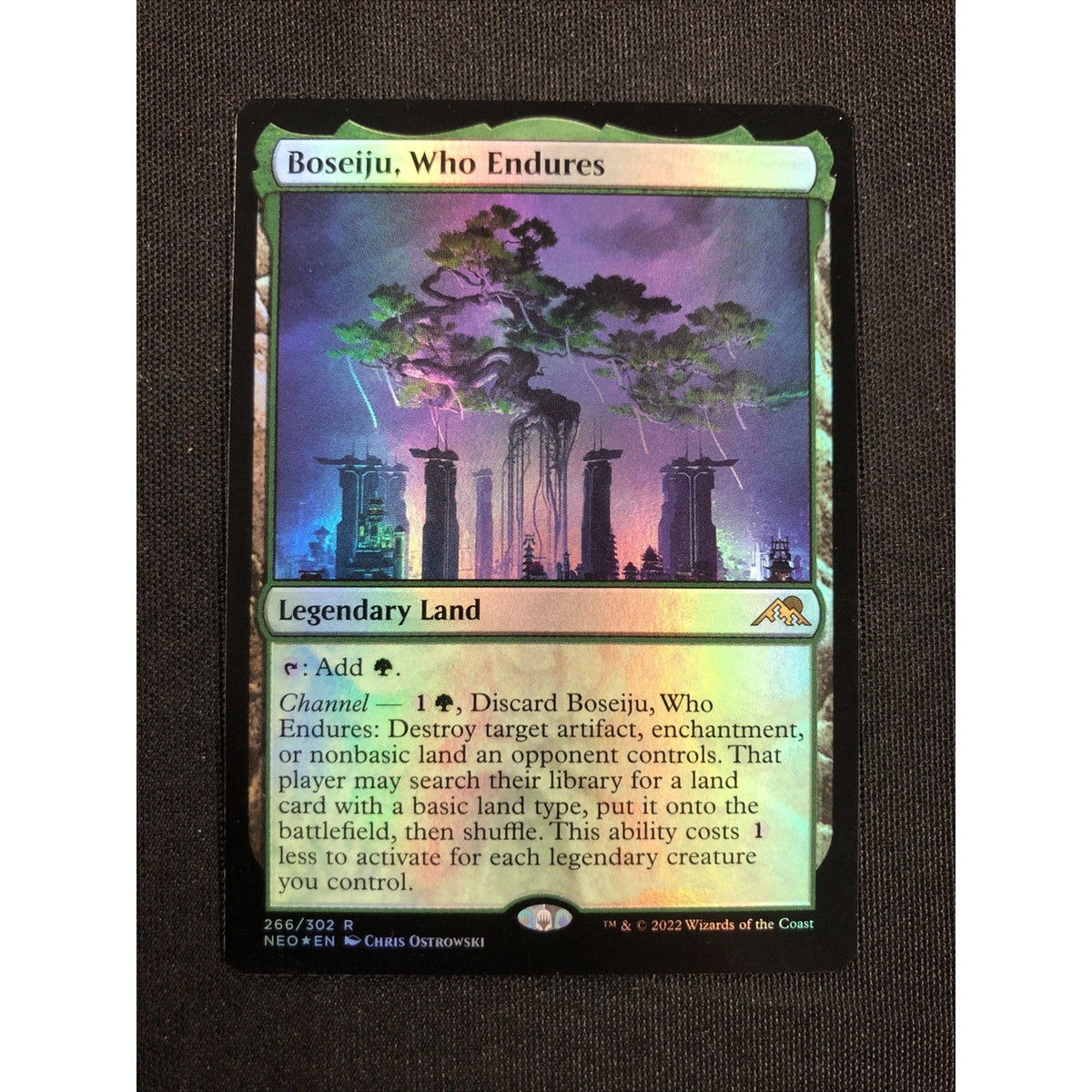 Boseiju, Who Endures Kamigawa: Neon Dynasty Foil