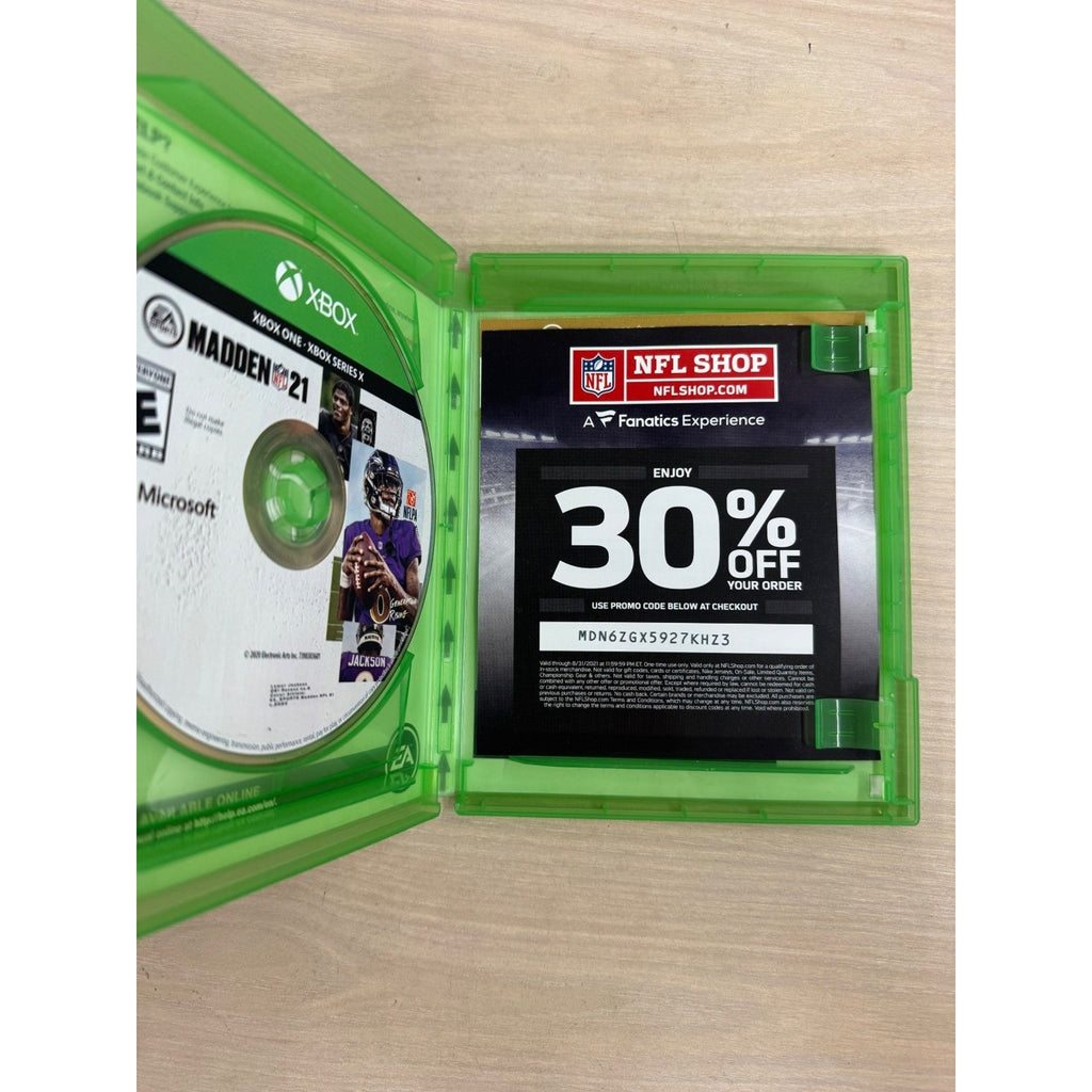 Madden NFL 21 Xbox One Xbox Series X Video Game Dual Entitlement
