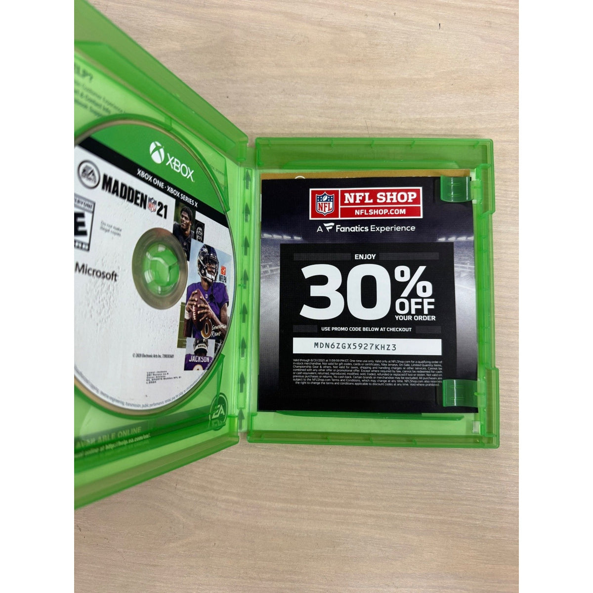 Madden NFL 21 Xbox One Xbox Series X Video Game Dual Entitlement