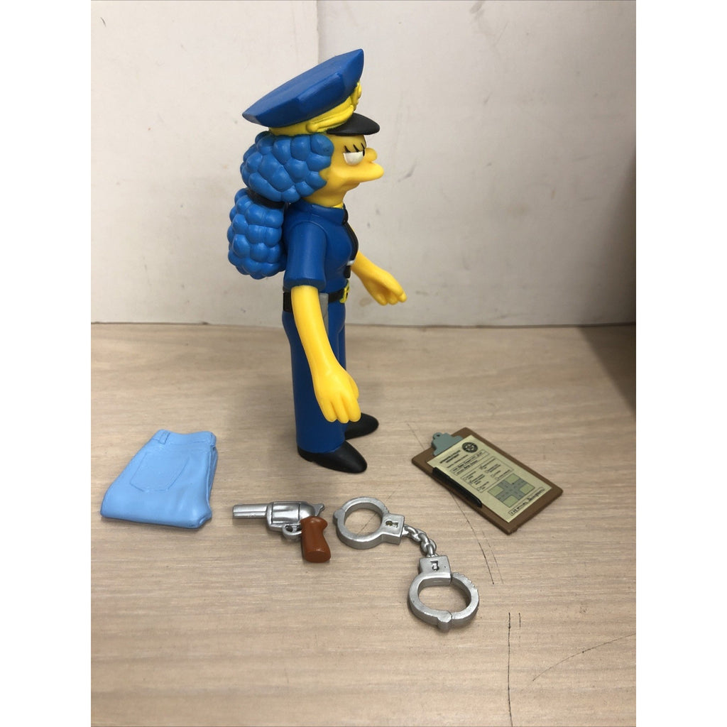 The SIMPSONS world of springfield OFFICER MARGE Playmates LOOSE MISSING PCS
