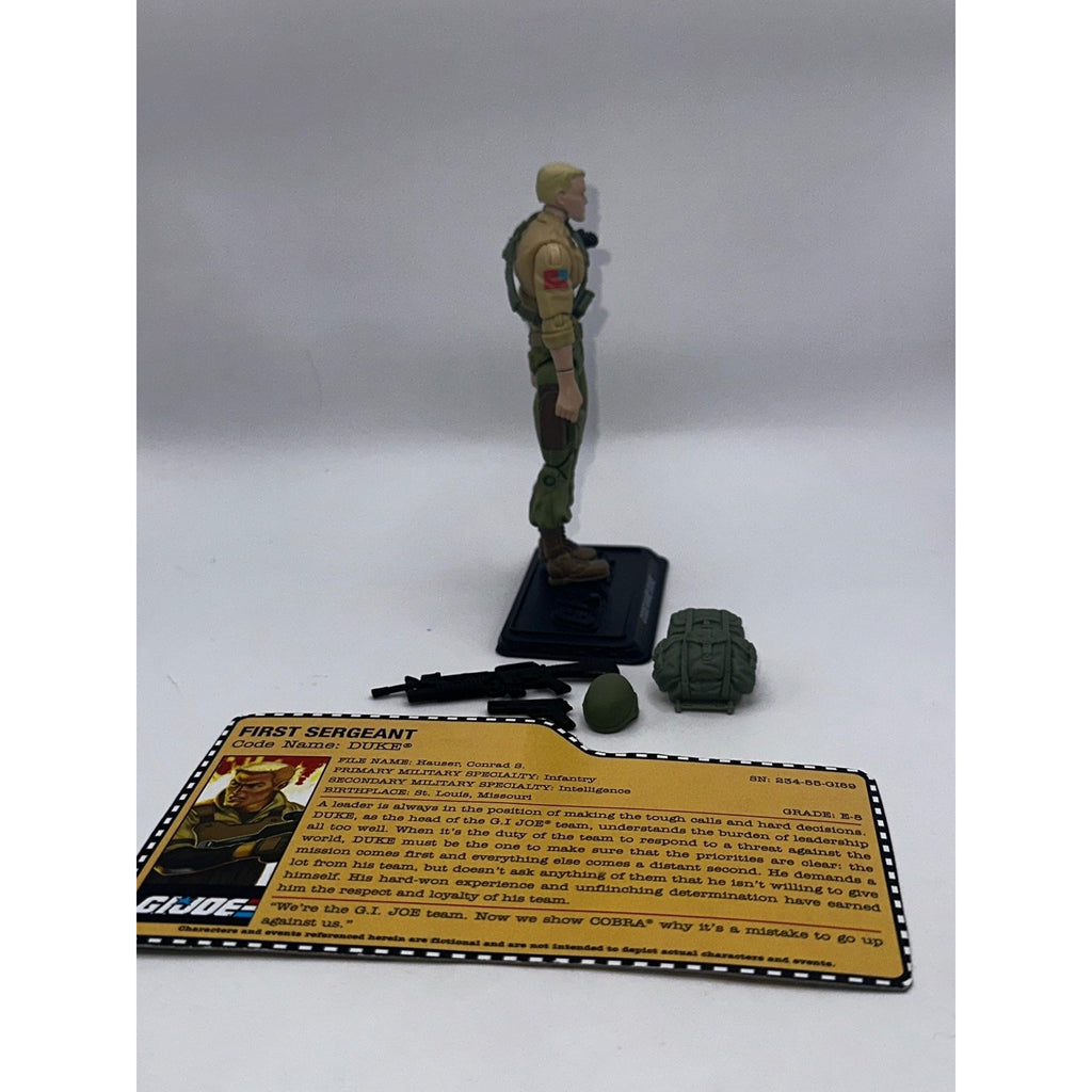 Hasbro GI Joe Duke 3.75 Inch Figure with Accessories & File Card