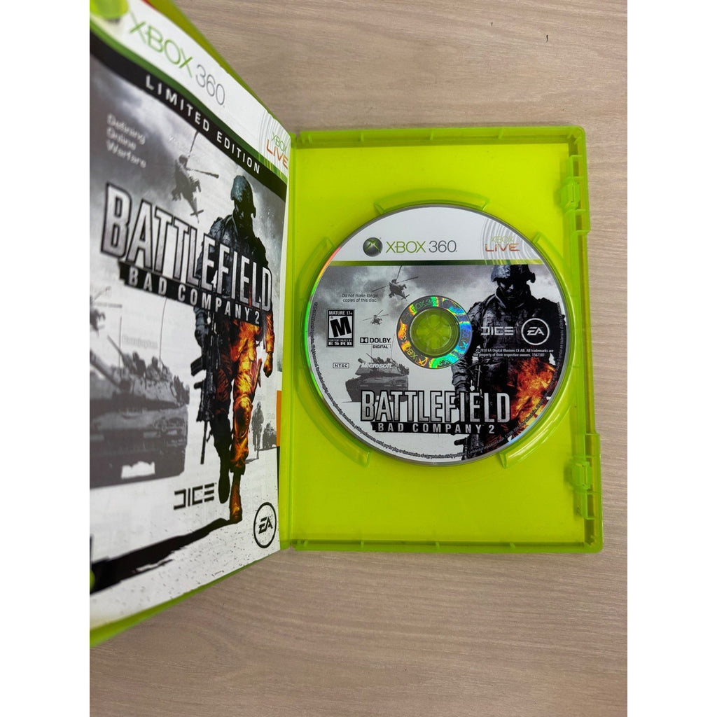 Battlefield Bad Company 2 Limited Edition Xbox 360 Video Game Multiplayer FPS