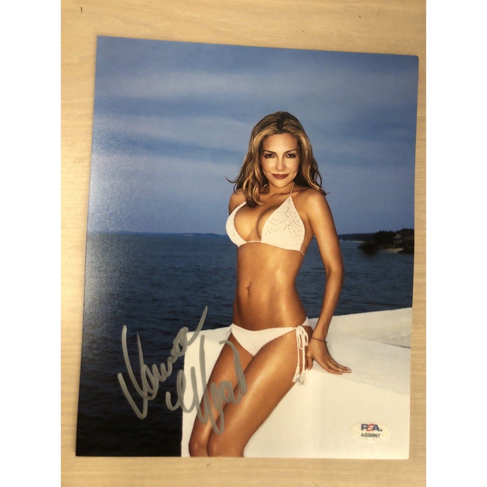 Vanessa Marcil Autographed 8X10 photo w/PSA COA General Hospital, Vegas, 90210