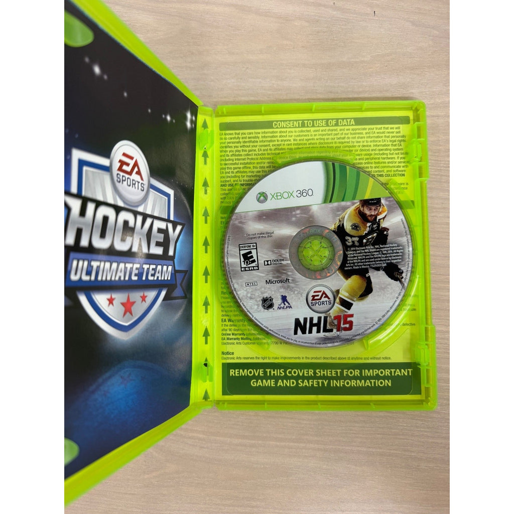 NHL 15 Xbox 360 Video Game EA Sports Hockey Multiplayer NTSC