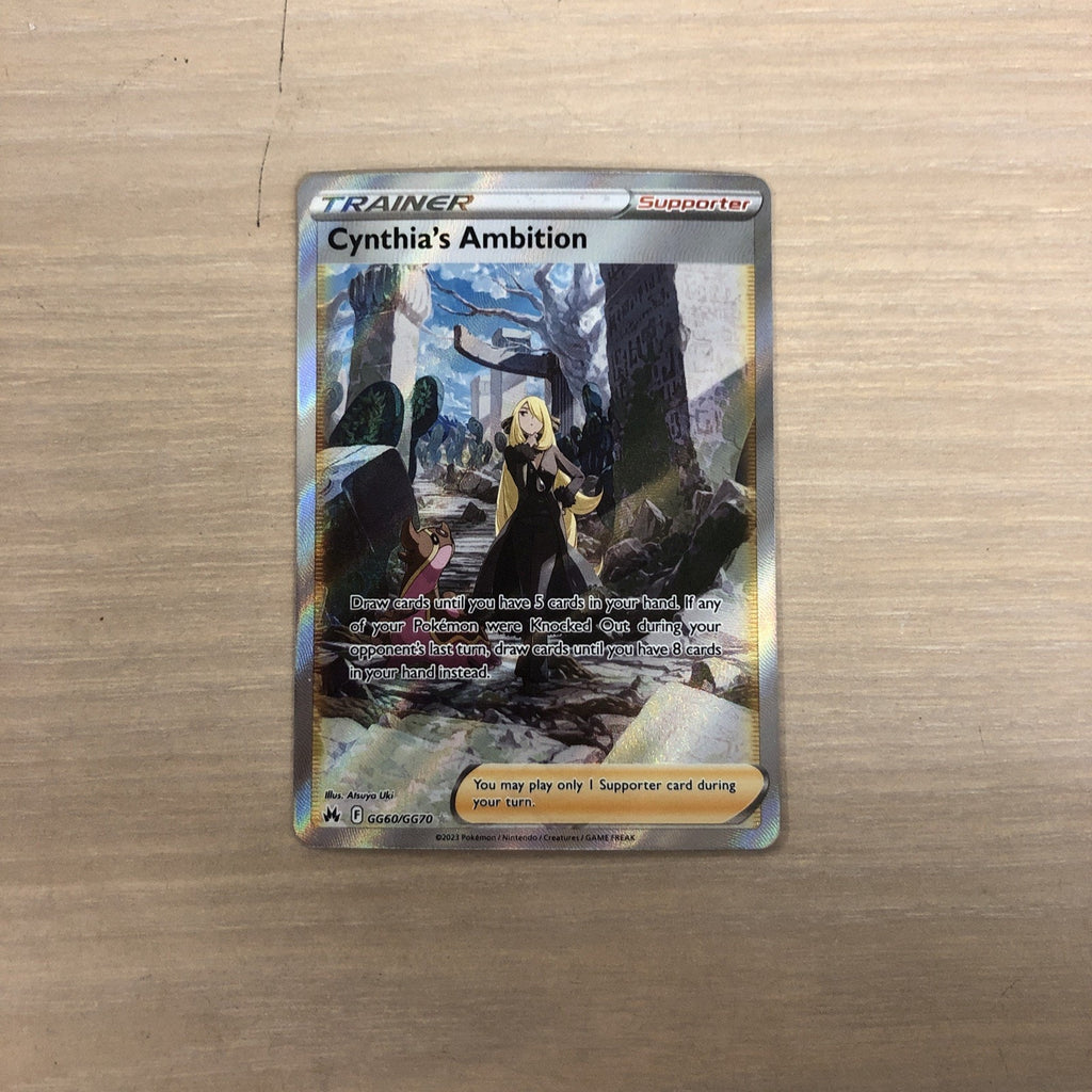 Cynthia's Ambition GG60/GG70 Crown Zenith: Galarian Gallery Holo