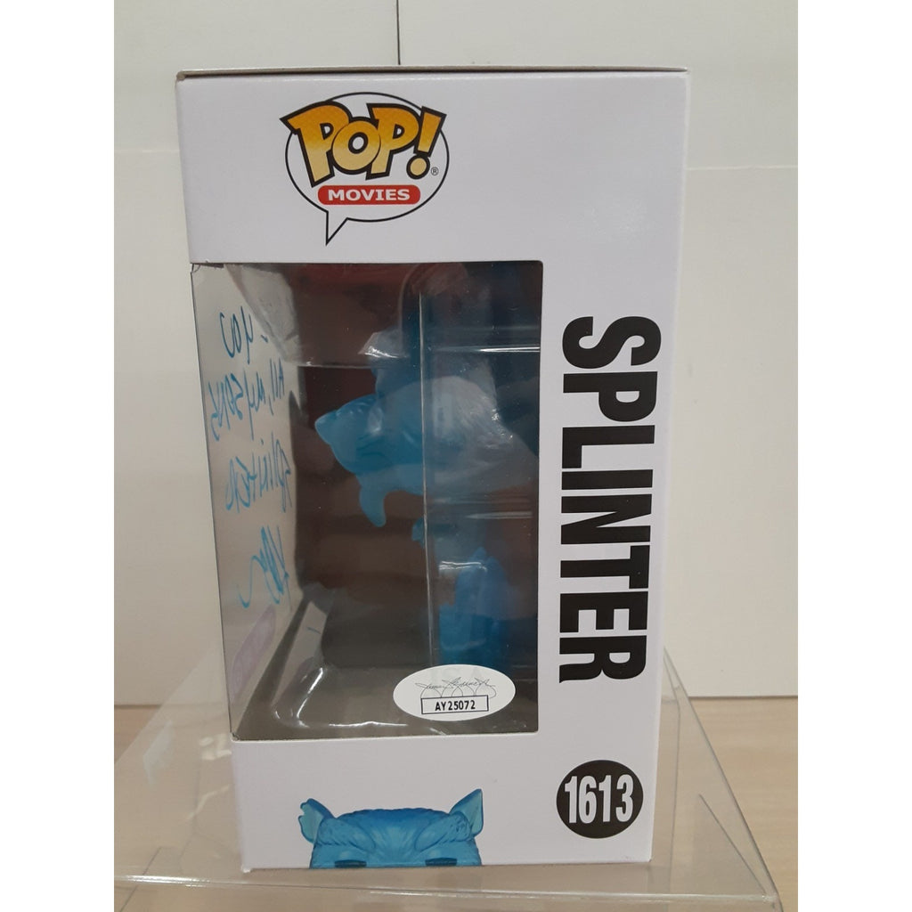 TMNT Splinter FUNKO POP 1613 Target Autograph signed Kevin Clash Inscribed JSA