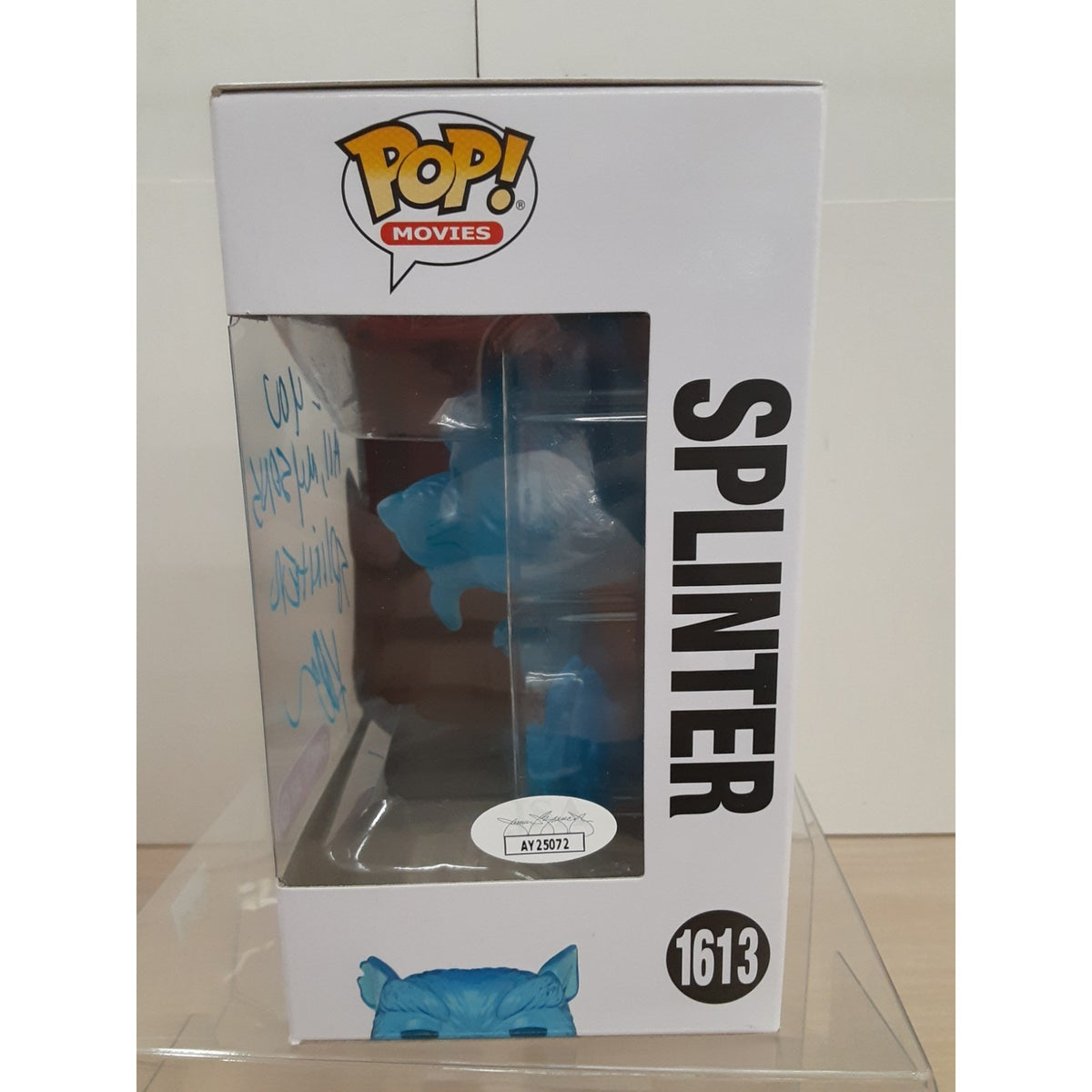 TMNT Splinter FUNKO POP 1613 Target Autograph signed Kevin Clash Inscribed JSA