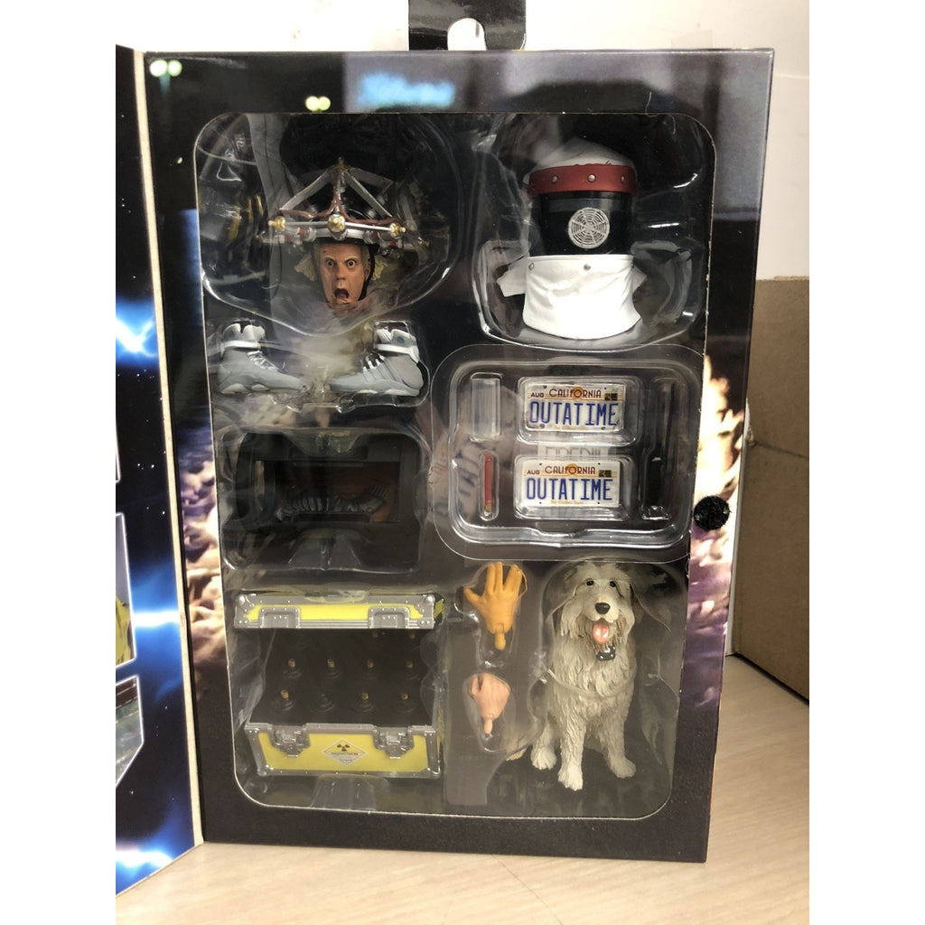 Back To The Future 35th Action Figure Accessory Set NECA New Doc Marty Einstein