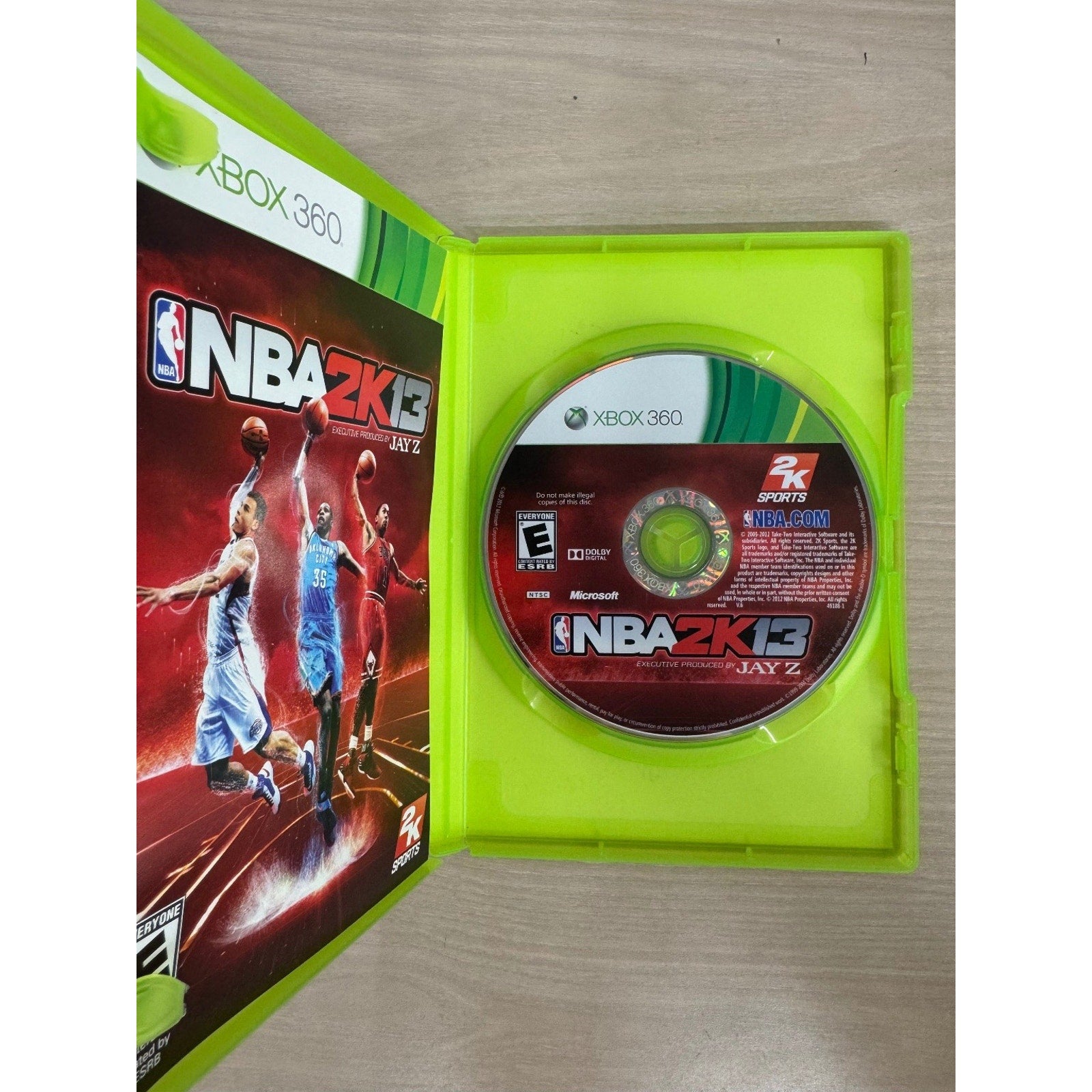 NBA 2K13 Xbox 360 Video Game Basketball Jay-Z Kinect NTSC