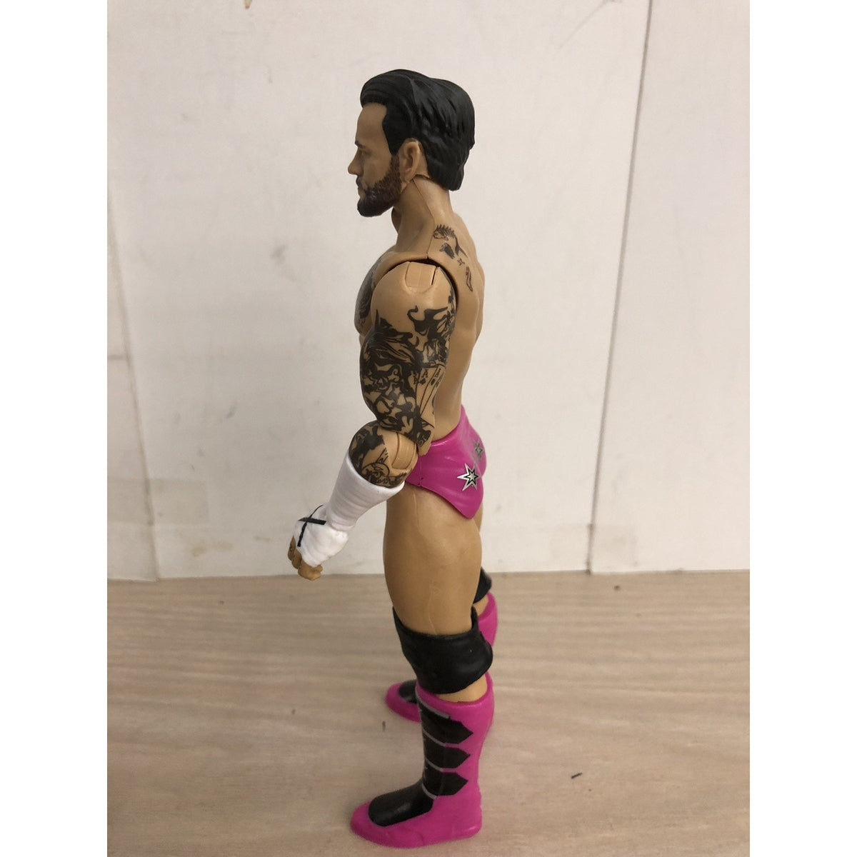 CM Punk Main Event Basic Series 164 WWE Mattel Wrestling Figure Loose