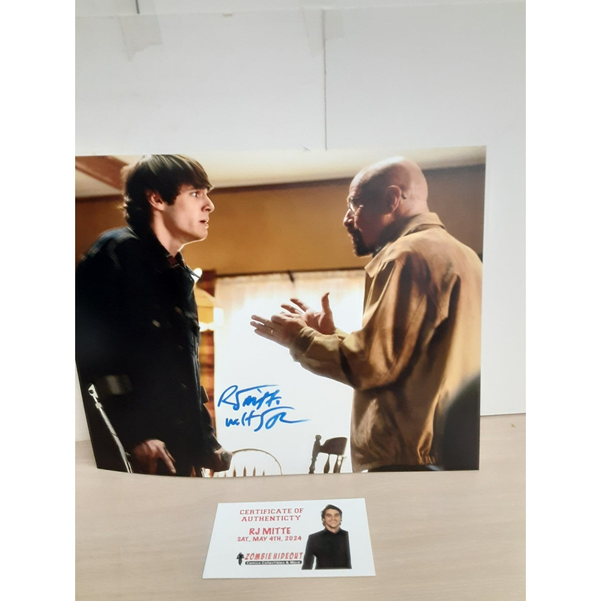 Rj Mitte Signed 8x10 Photo Autograph With COA Breaking Bad