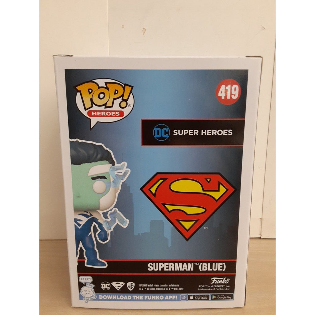 Pop! Superman (Blue) 2021 NYCC Exclusive #419