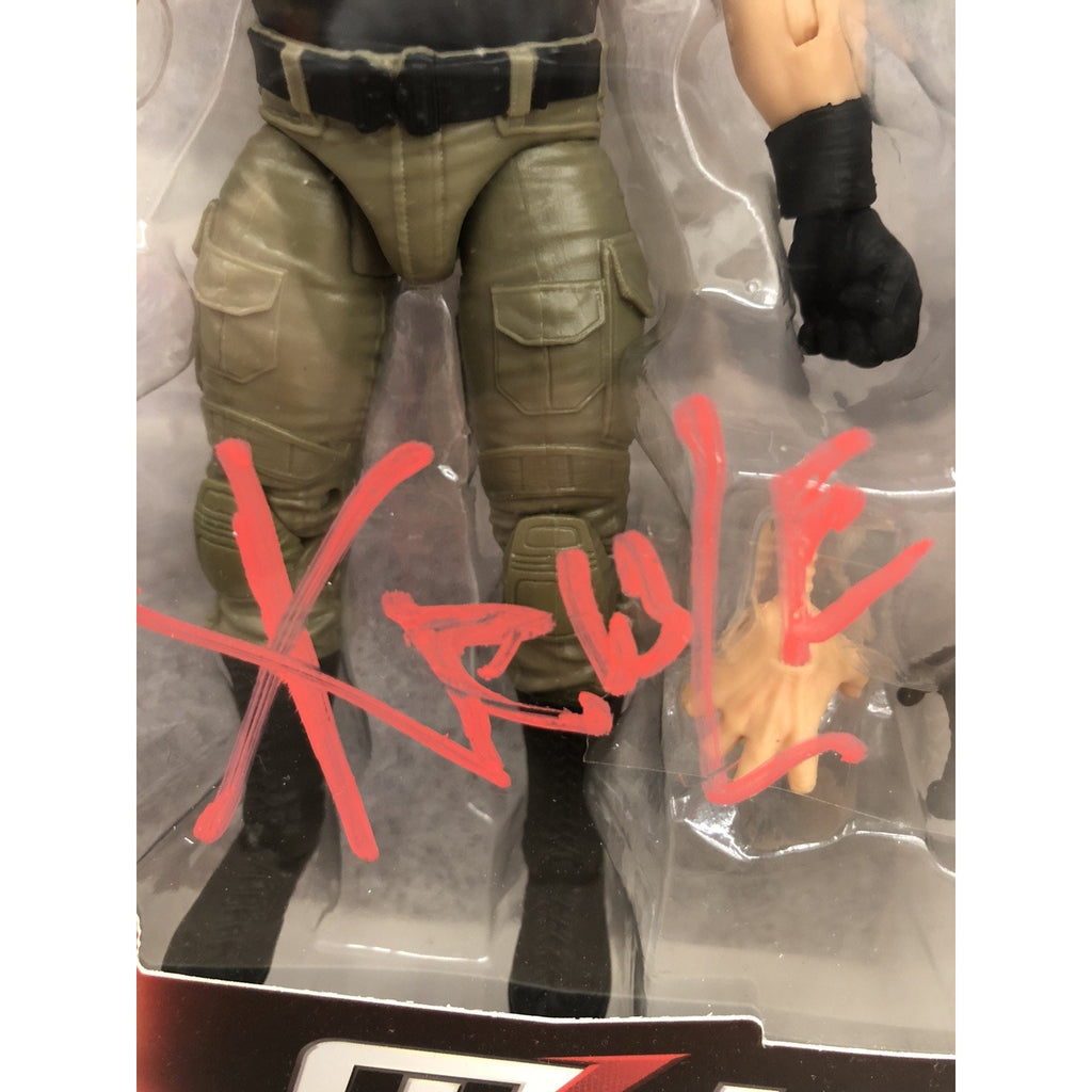 Major League Wrestling Mads KRULE Krugger Figure MLW Boss Fight SIGNED NO COA