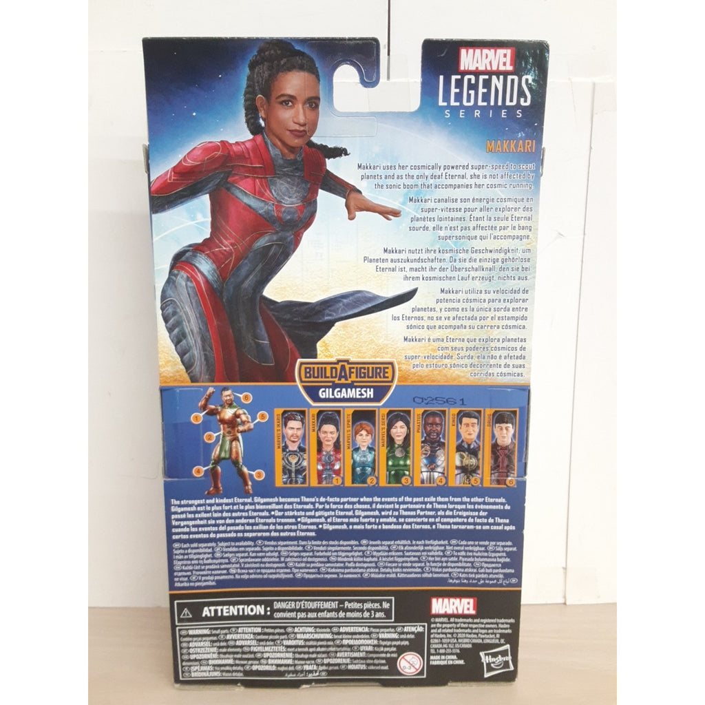 Marvel Legends Eternals Makkari Action Figure Gilgamesh BAF