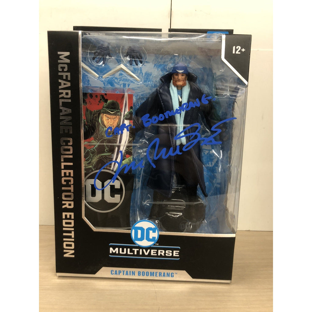 James Patrick Stuart Signed McFarlane DC Multiverse #13 Captain Boomerang VO PSA