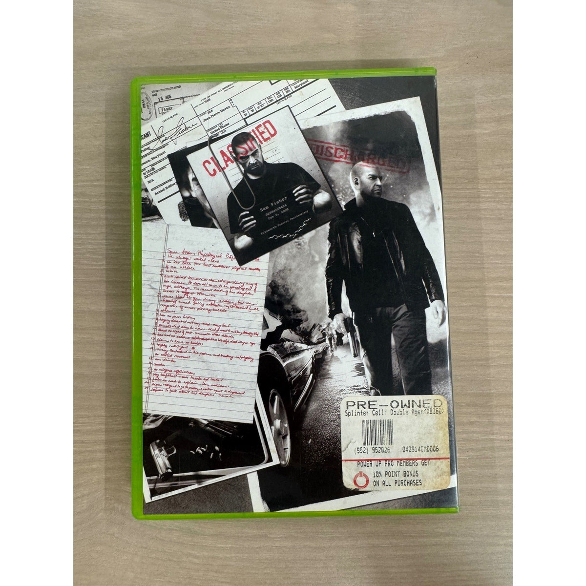 Tom Clancy's Splinter Cell Double Agent Xbox 360 Video Game Stealth Action