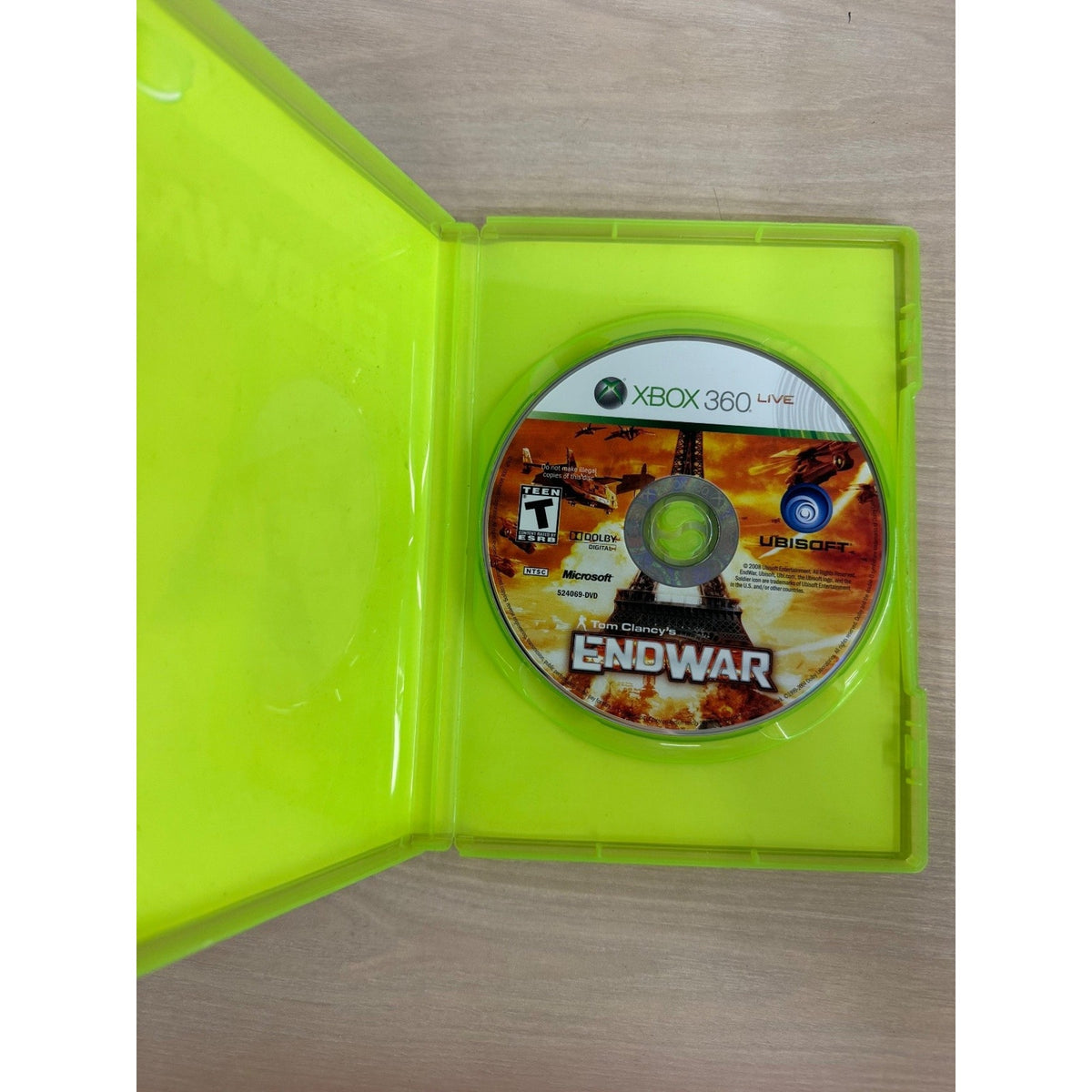 Tom Clancy's EndWar Xbox 360 Video Game Strategy RTS Voice Command