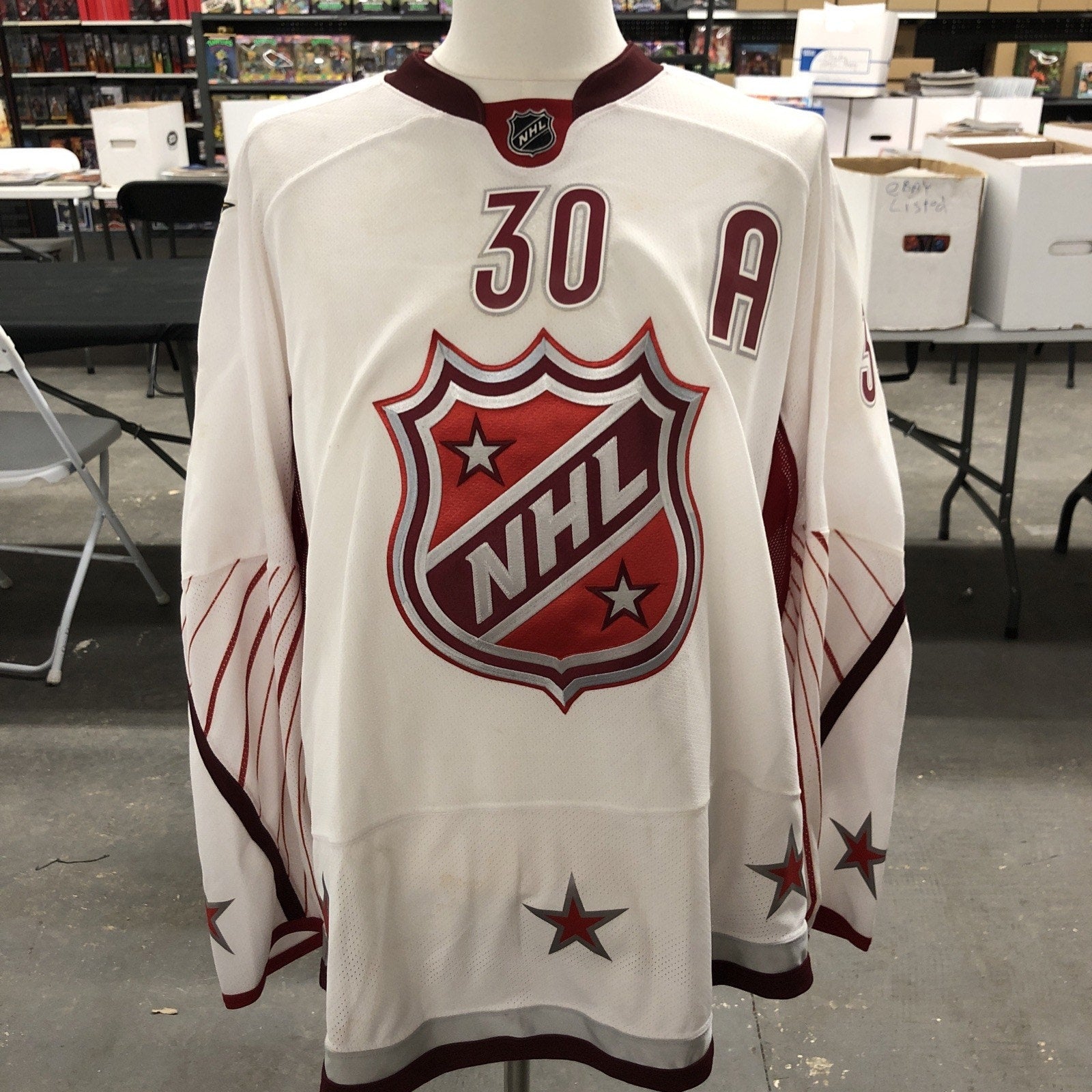 Lundqvist Style NHL All-Star Jersey Reebok Edge MeiGray Game Worn Ryan Suter