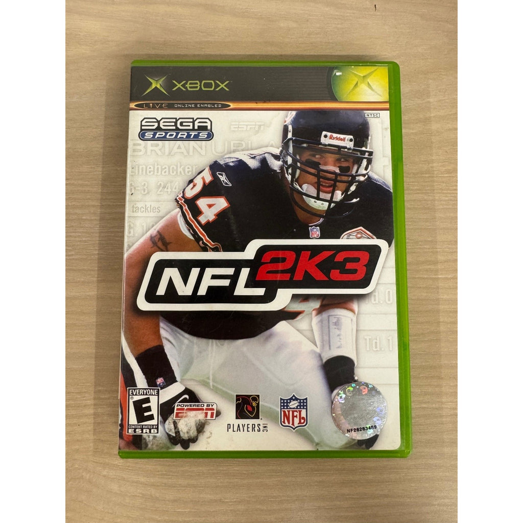 NFL 2K3 Xbox Video Game Live Online Enabled Football Multiplayer