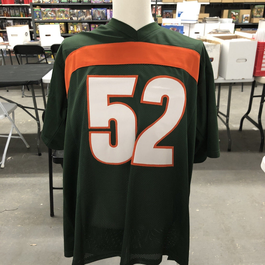 Denzel Perryman Signed Custom Green #52 Jersey JSA COA Miami Hurricanes