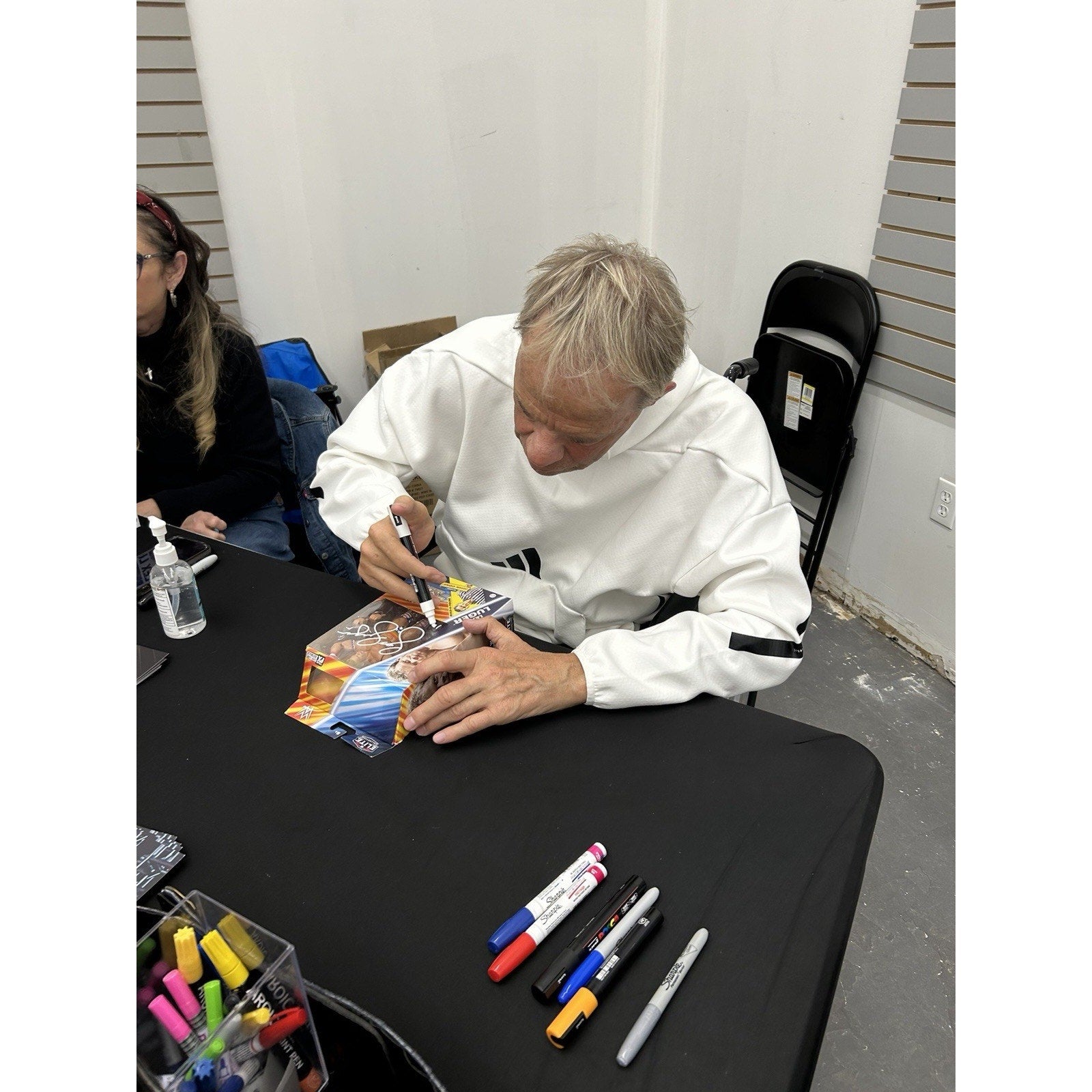 Lex Luger WWE WWF Elite Mattel Action Figure Signed HOF Inscription Store COA