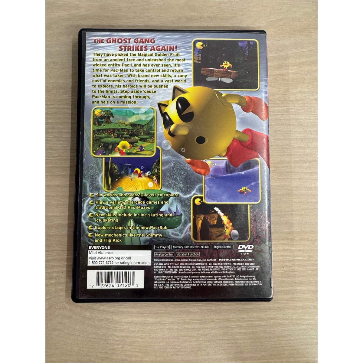 PAC-MAN WORLD 2 Greatest Hits PlayStation 2 PS2 Video Game Namco