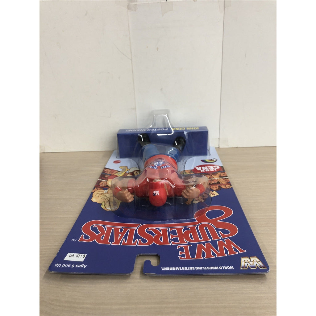 LJN WWE Wrestling Superstars John Cena Figure Blue Card