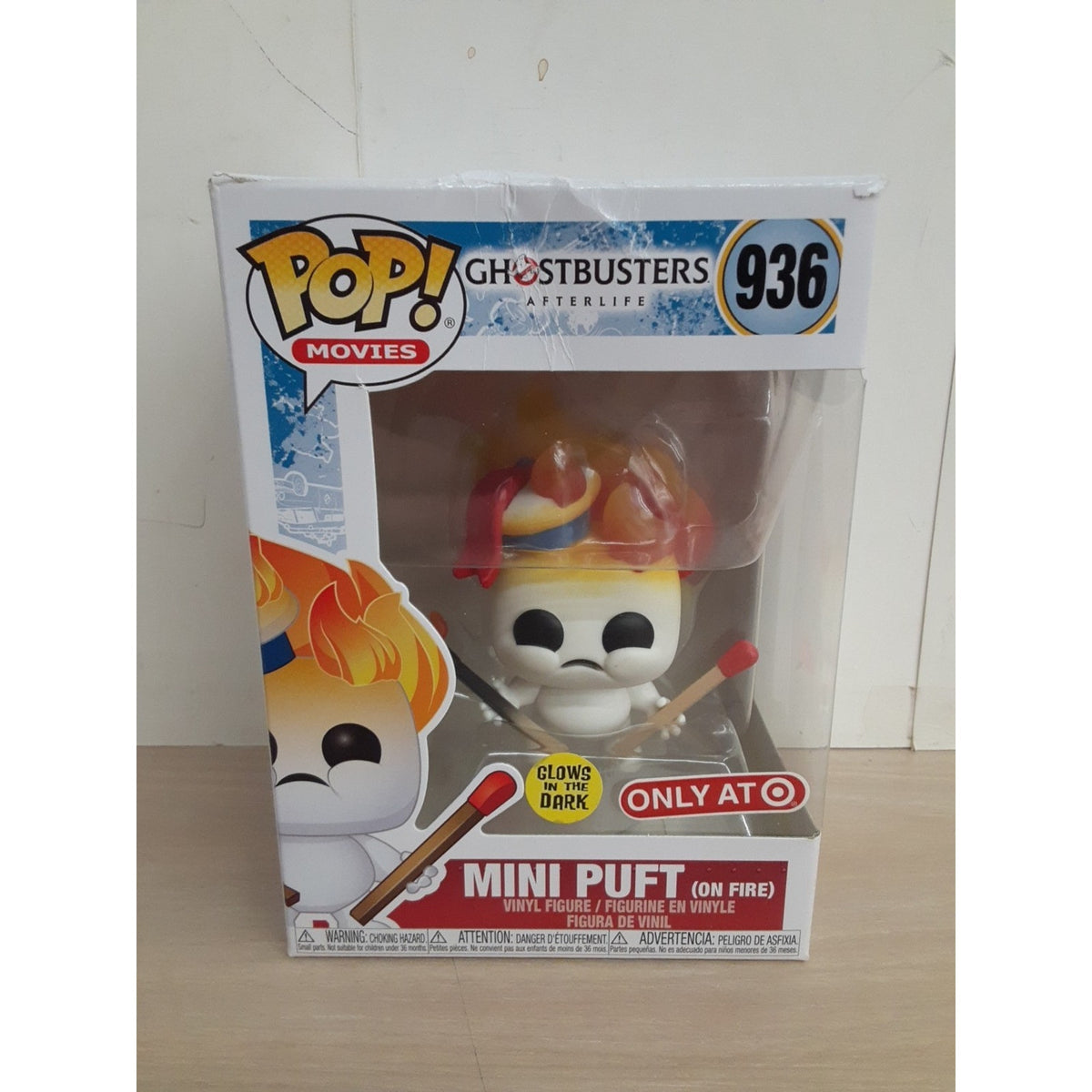 Funko Pop! 936 Mini Puft (on Fire) Ghostbusters Afterlife Target Exclusive