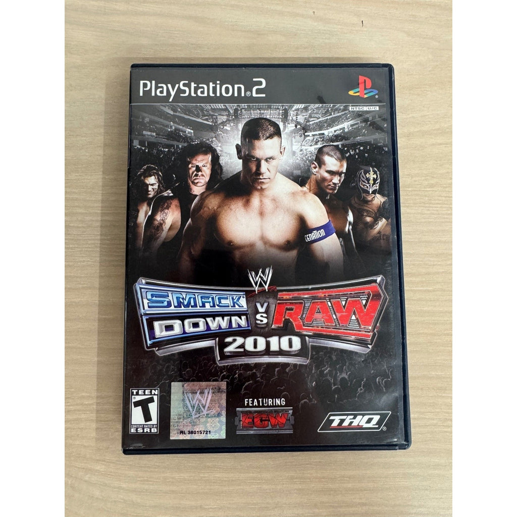 WWE SmackDown vs. Raw 2010 PlayStation 2 PS2 Video Game Multiplayer Wrestling
