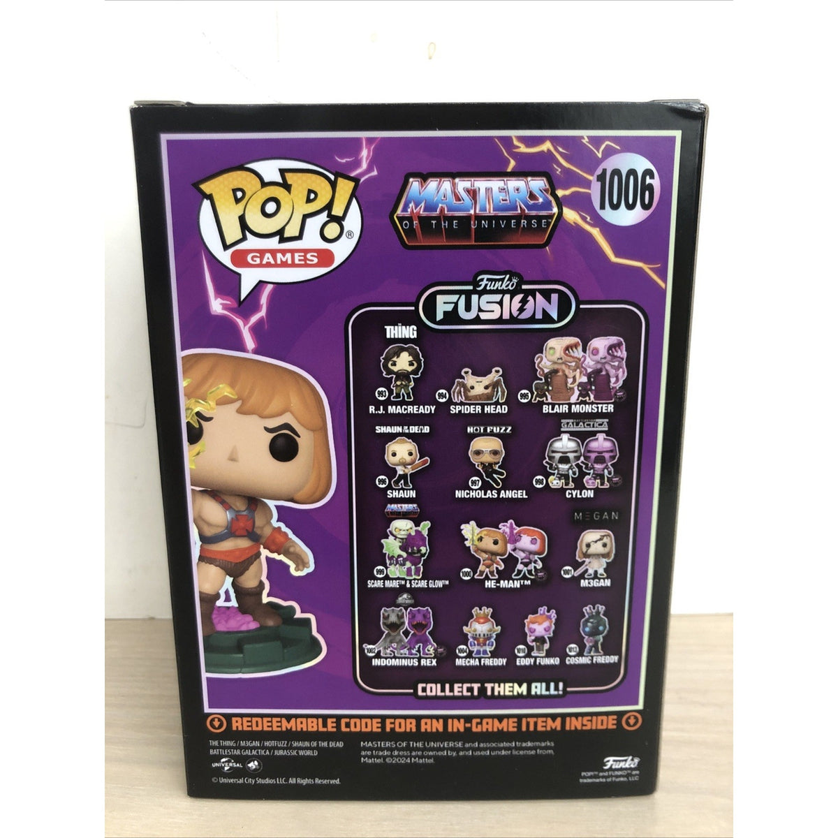 Funko Pop! Fusion Vinyl: Masters of the Universe-He-Man #1006