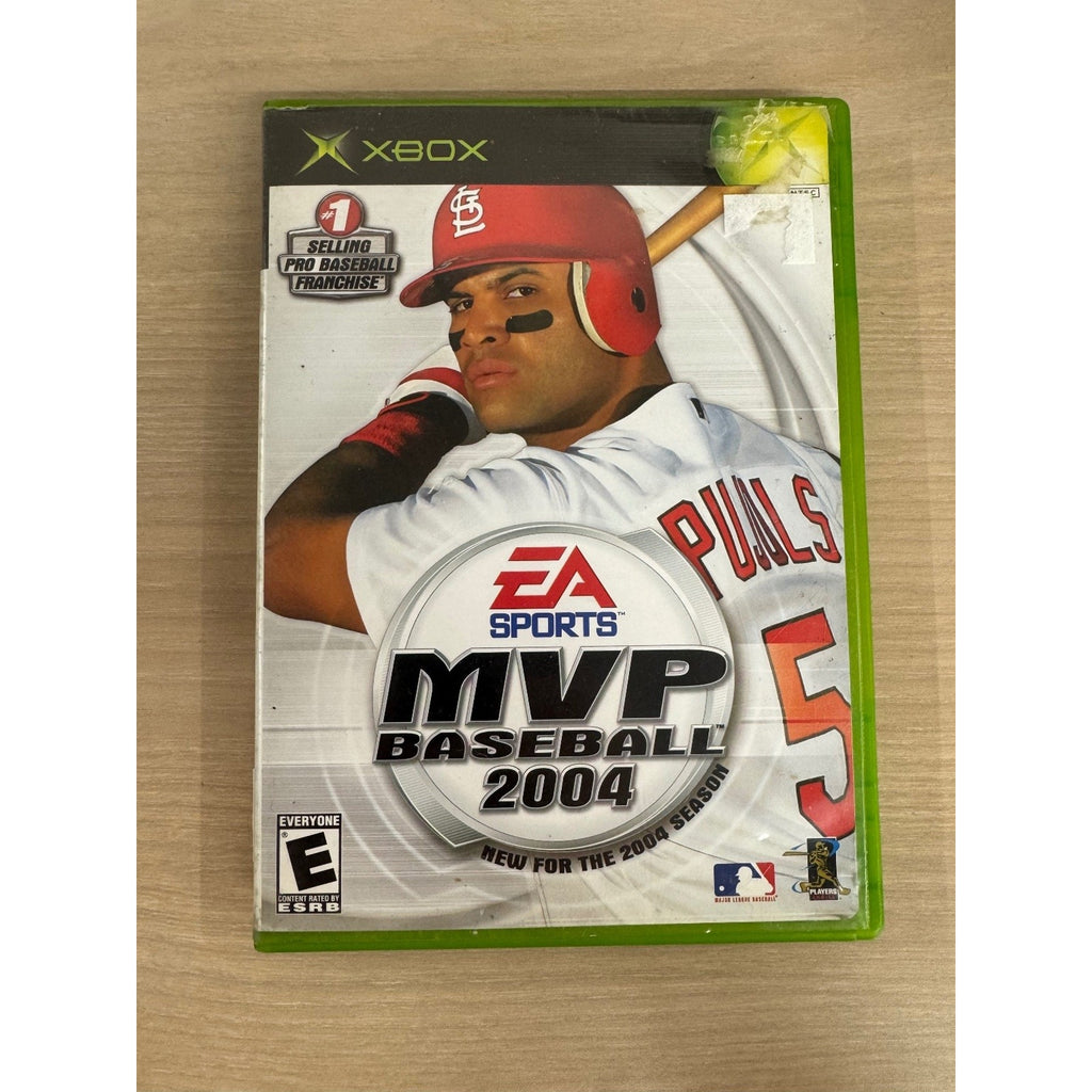 MVP Baseball 2004 Xbox Video Game Albert Pujols EA Sports NTSC Multiplayer