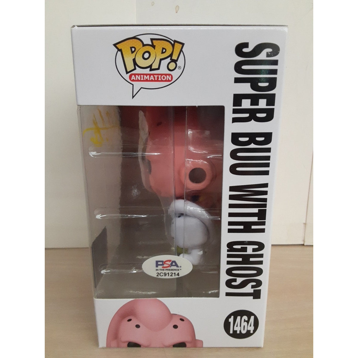 Pop! Super Buu with Ghost Chalice Collectibles Exclusive Justin Cook Signed COA