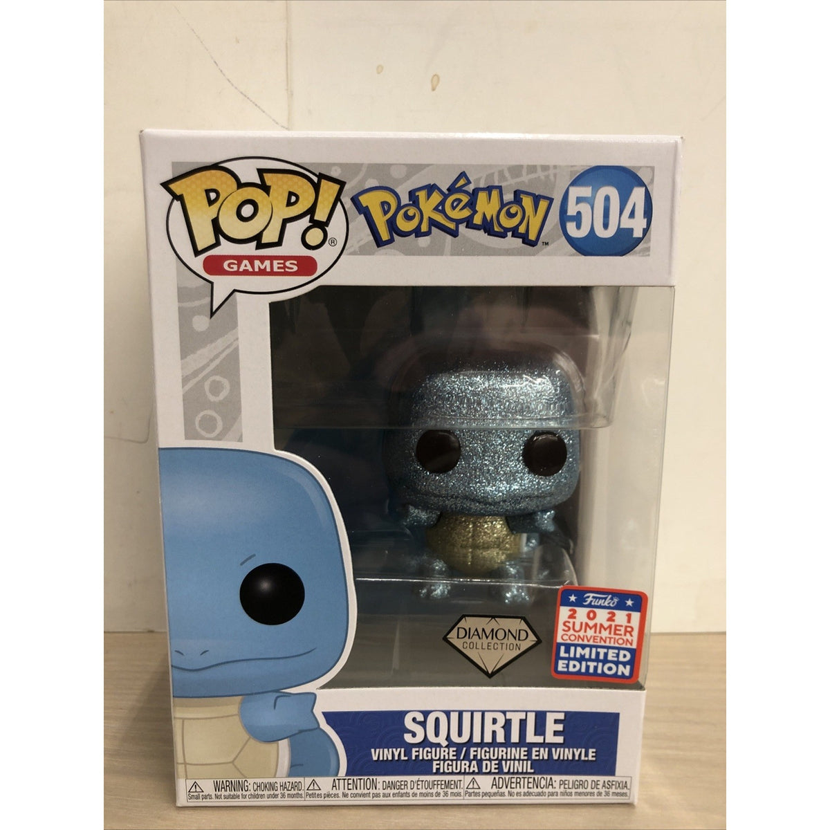 Funko Pop! Vinyl: Pokémon - Squirtle (Diamond Glitter) - GameStop San Diego...
