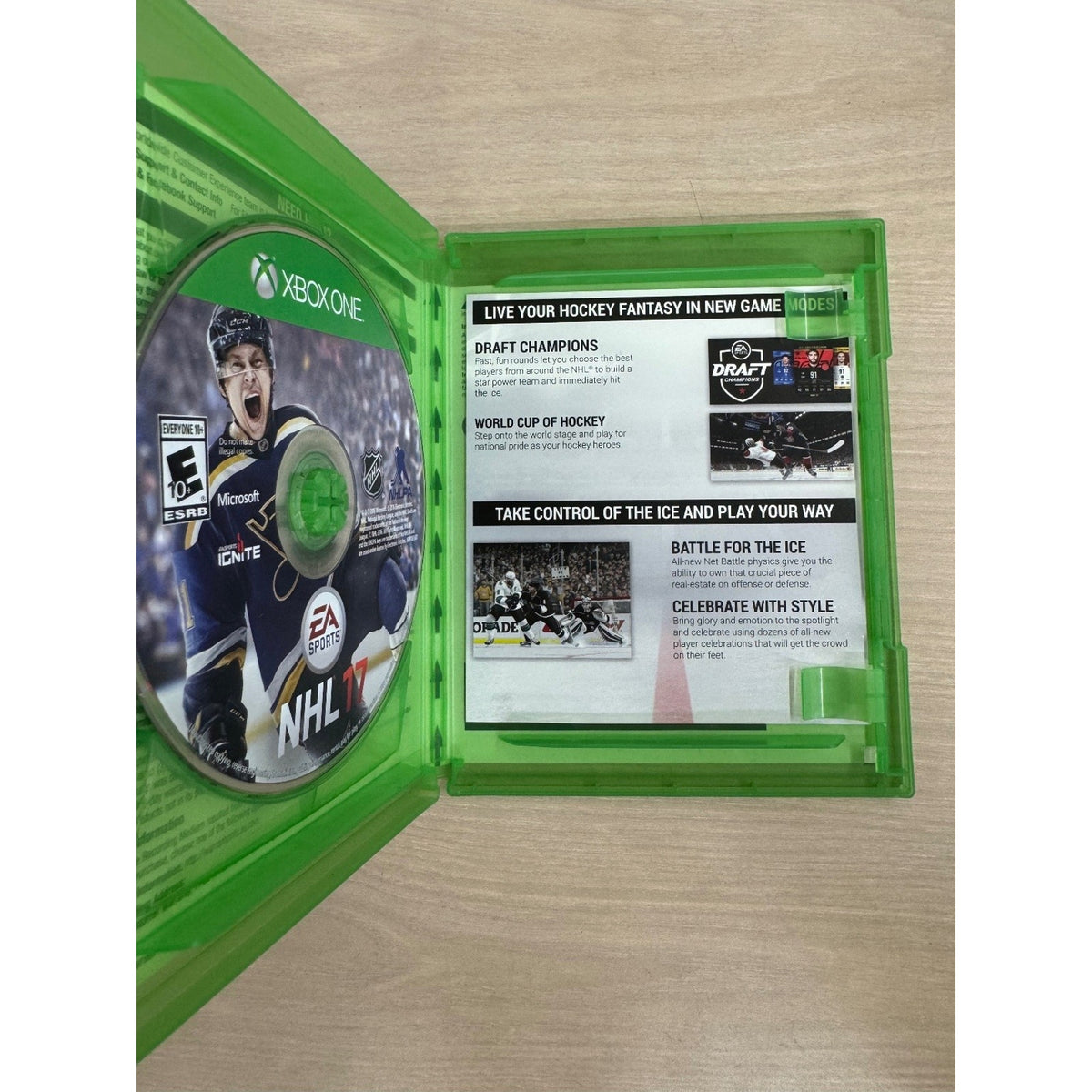 NHL 17 Xbox One Video Game Hockey Sports EA Ignite Tarasenko