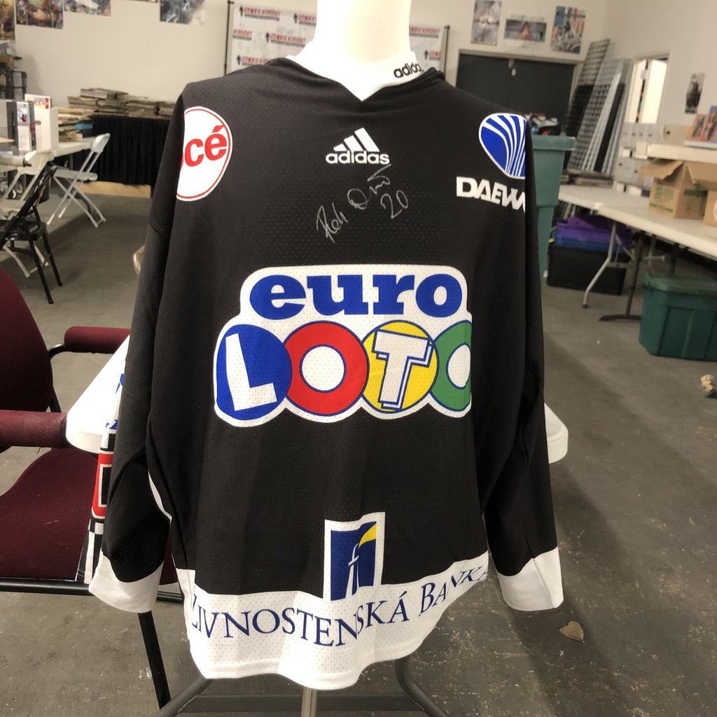 Radek Dvořák Signed HC Litvínov Czech Extraliga Adidas Hockey Jersey #20 Auto