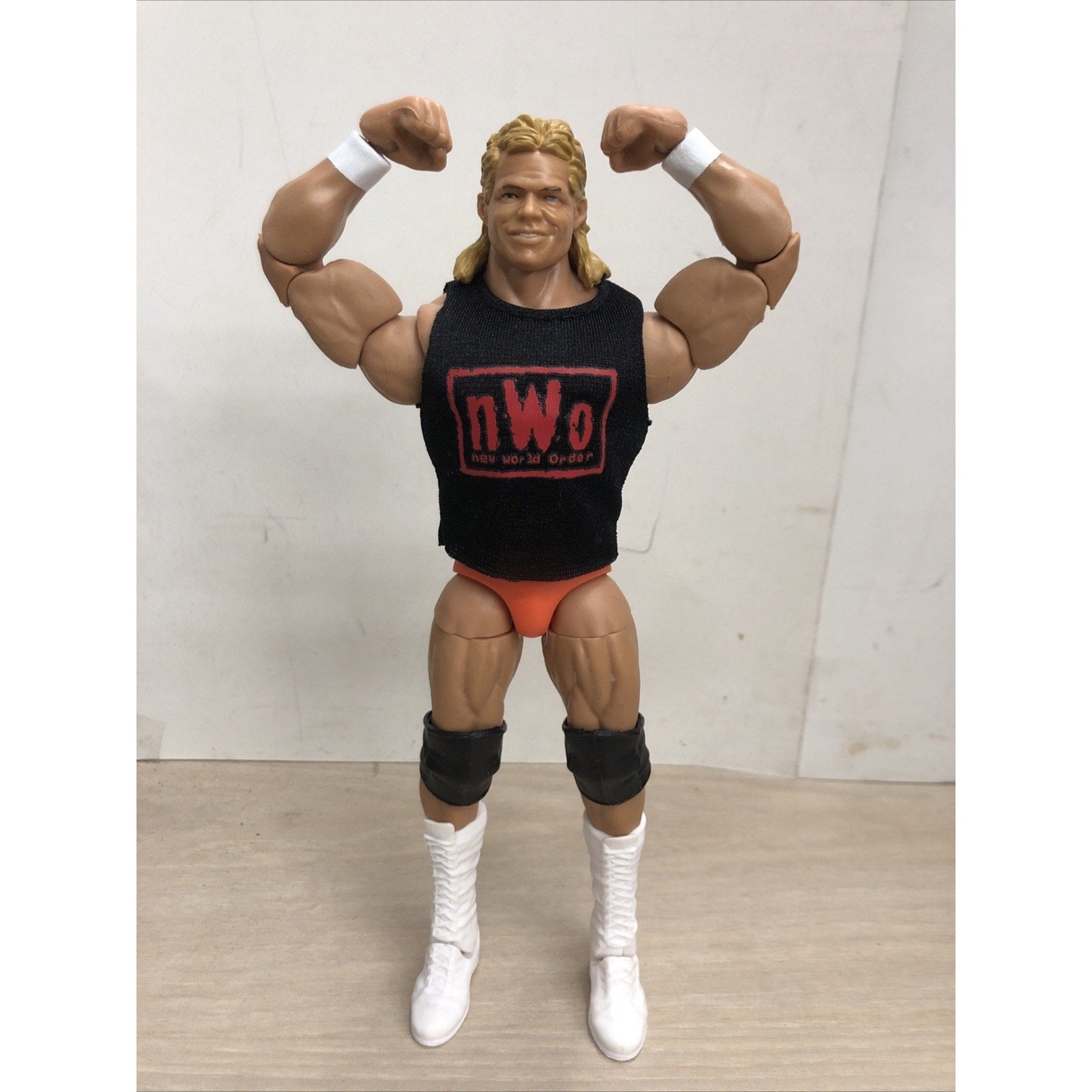 Lex Luger Mattel WWE Elite Legends Series #15 NWO CHASE orange trunks LOOSE