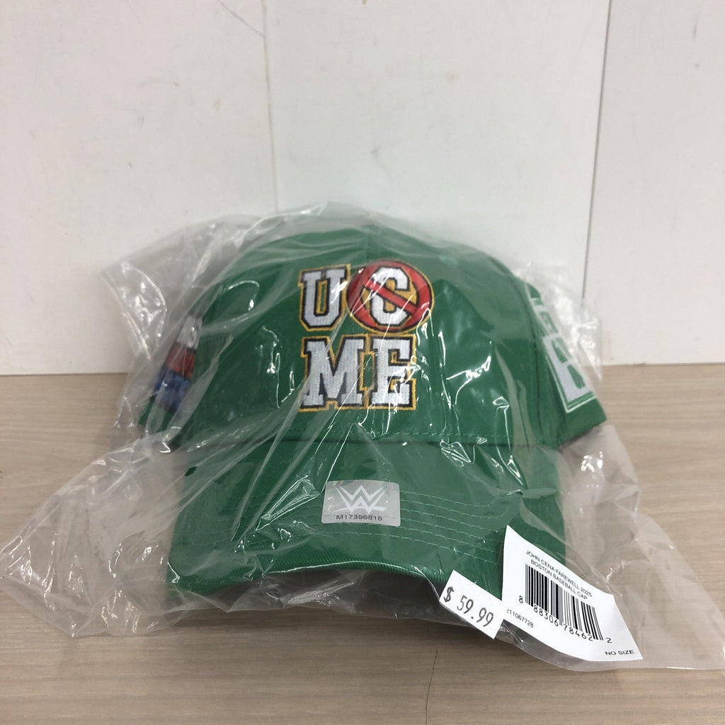 WWE John Cena Farewell Tour 2025 Boston Green Baseball Cap