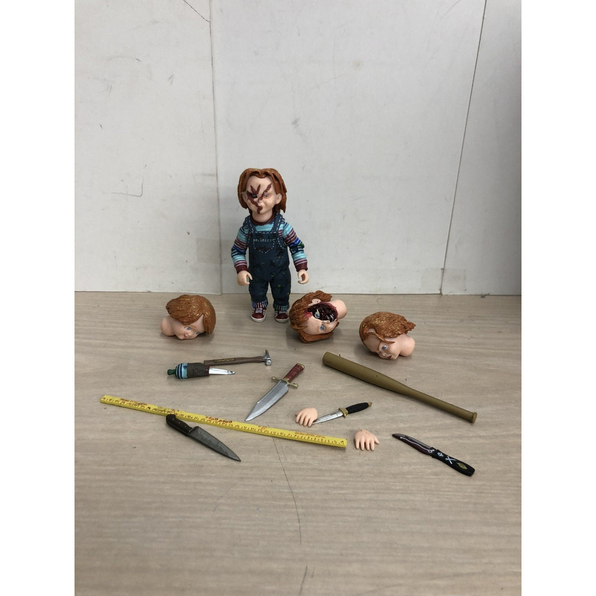 NECA Child’s Play Ultimate Good Guys Chucky Action Figure LOOSE MISSING PIECES