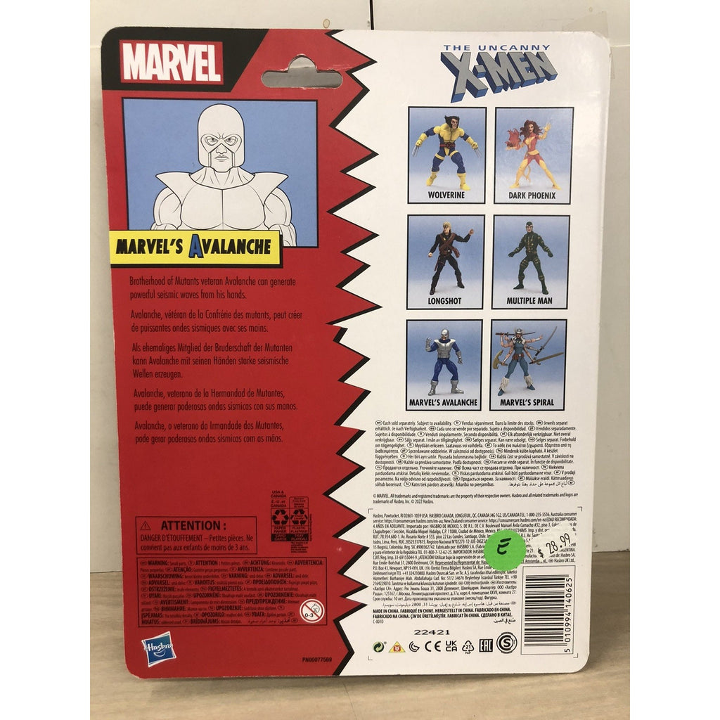 James Patrick Stuart Signed Autograph Marvel Legends Retro Avalanche 6” VO PSA
