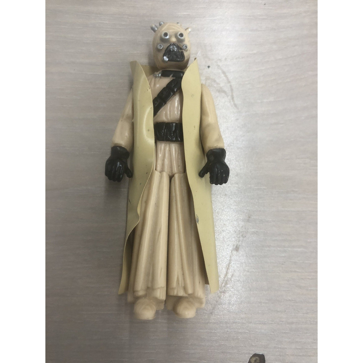 Star Wars Vintage Kenner 1977 Sand People with (HOLLOW CHEEKS) Rare W/ Cape