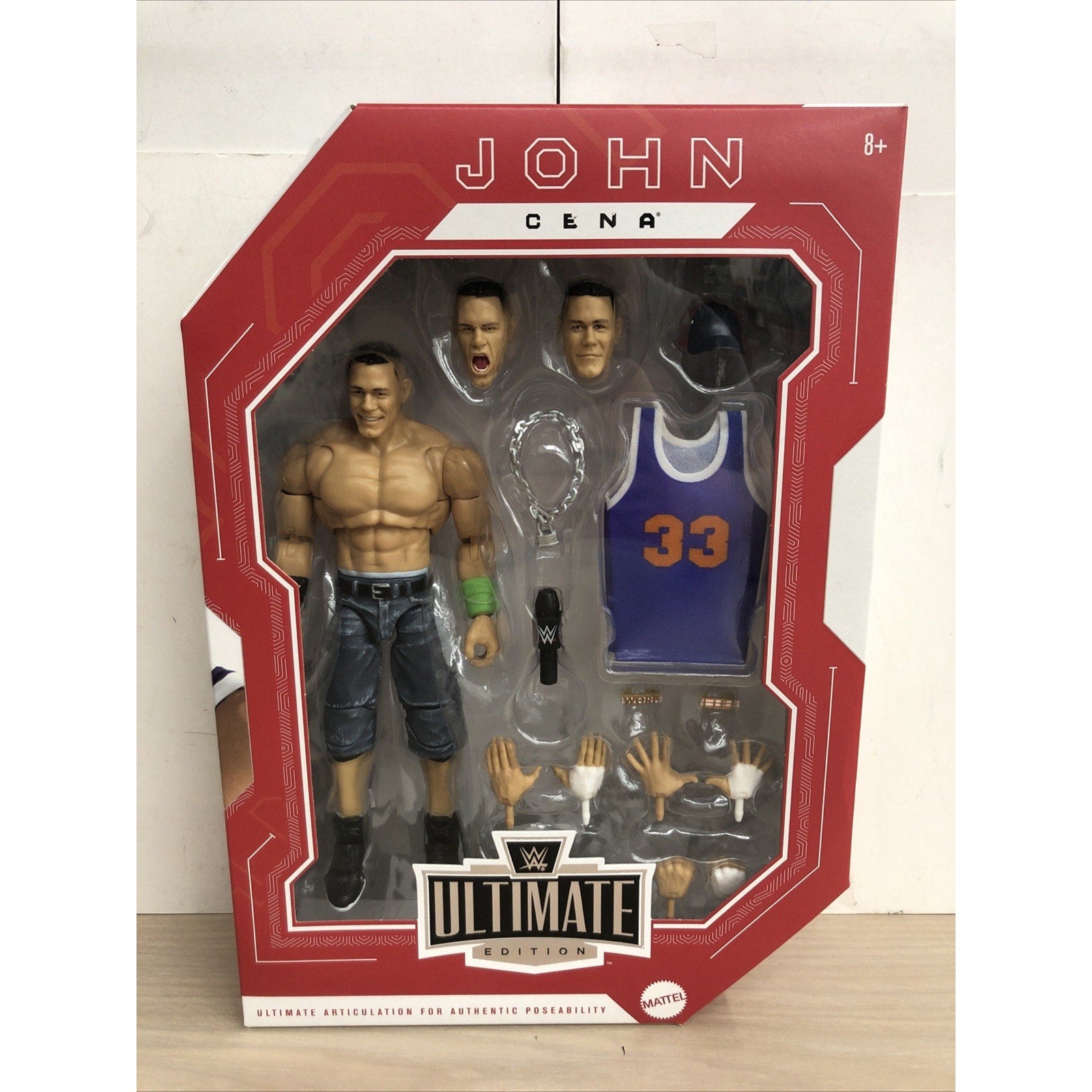 Mattel WWE Ultimate Edition Fan Takeover John Cena Action Figure