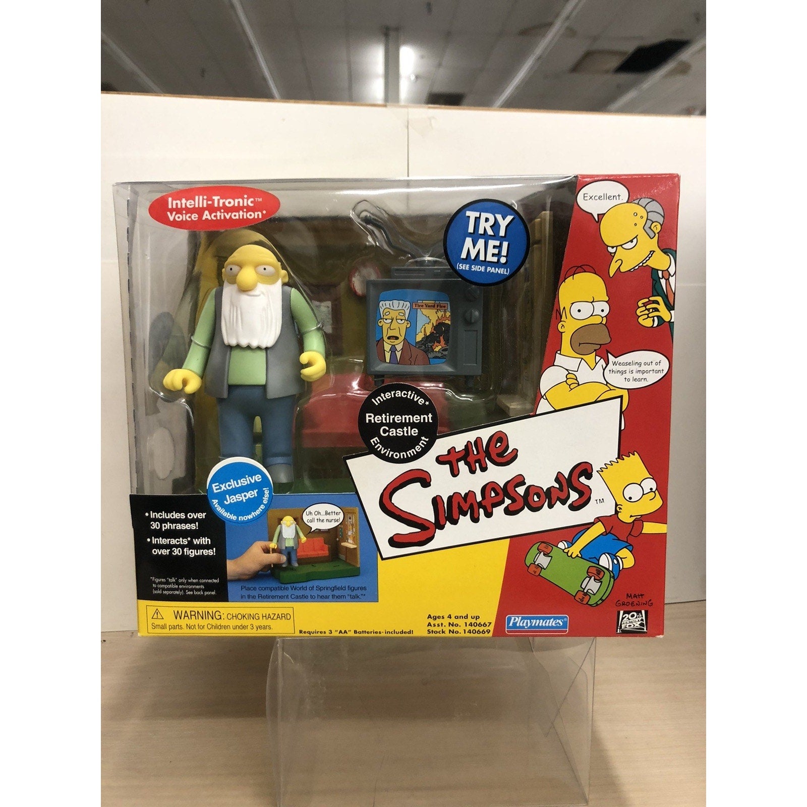 Playmates The Simpsons World Of Springfield Environment RETIREMENT CASTLE