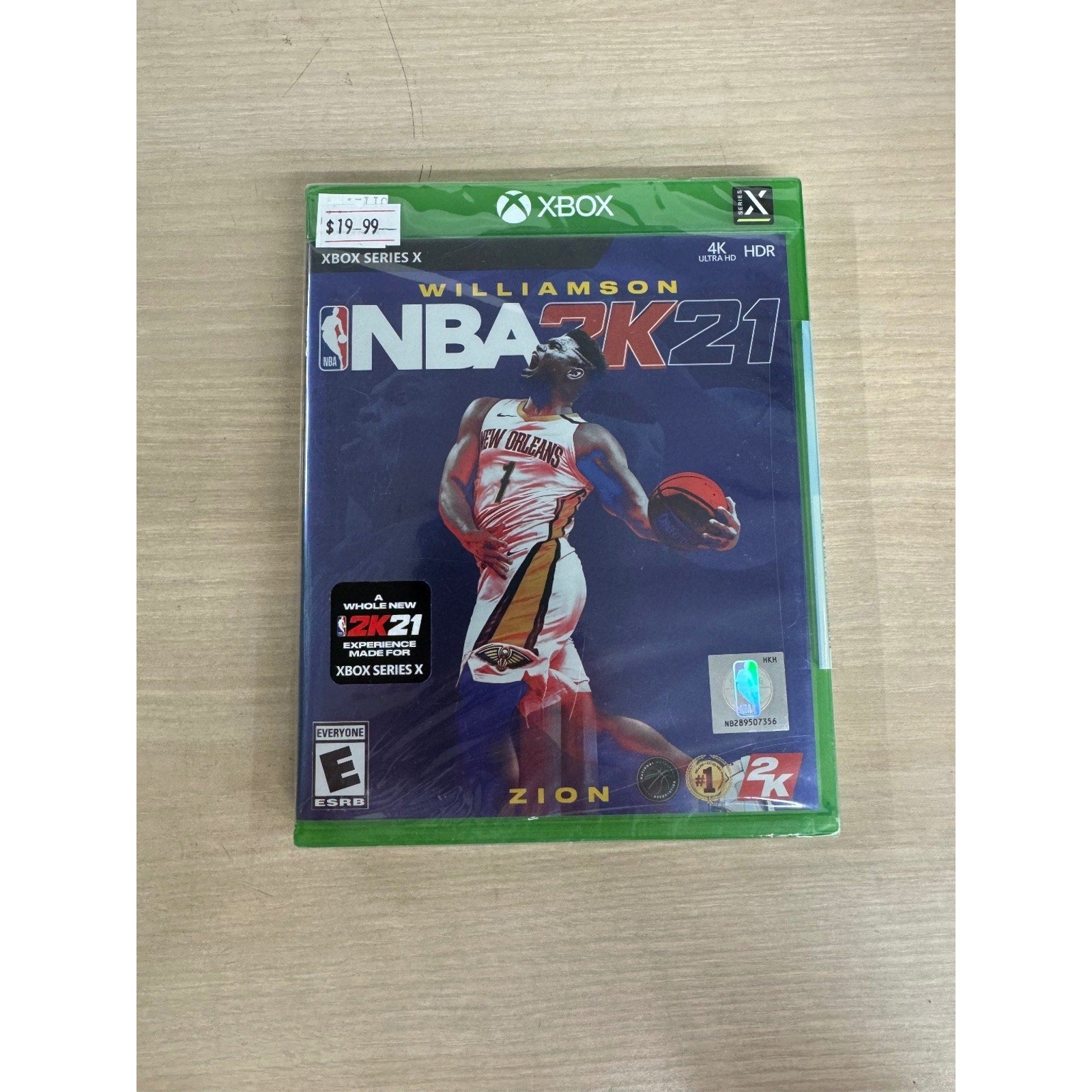NBA 2K21 Zion Williamson Xbox Series X Video Game 4K HDR